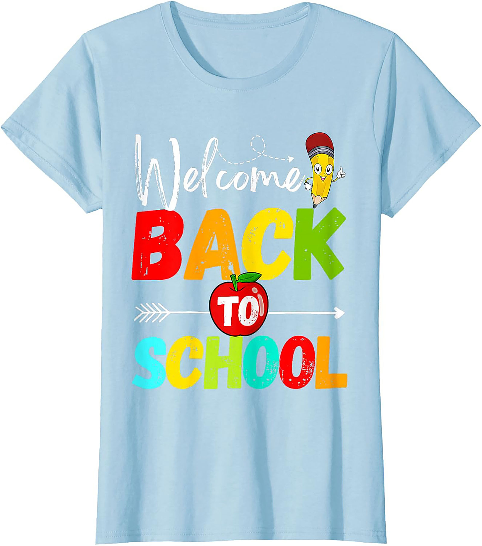 Welcome Back to School T-Shirt | Colorful First Day of School Graphic Tee