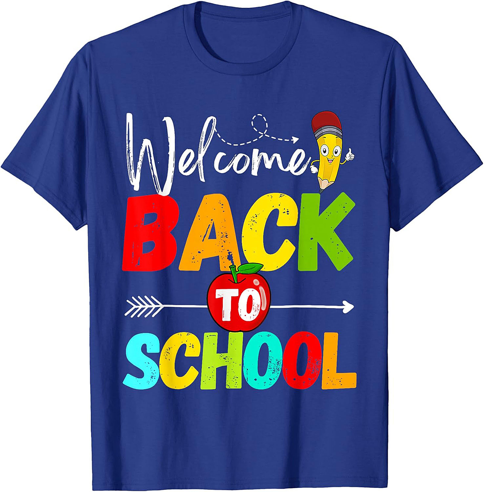 Welcome Back to School T-Shirt | Colorful First Day of School Graphic Tee