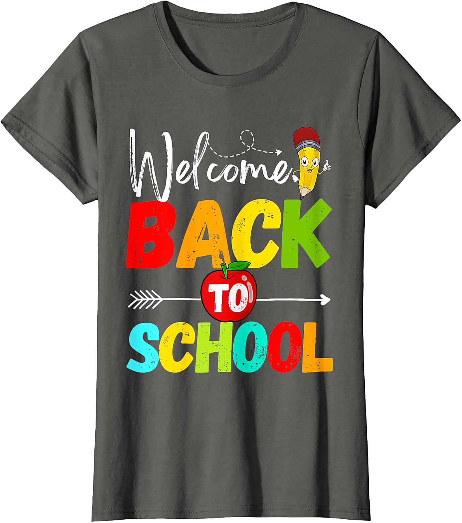 Welcome Back to School T-Shirt | Colorful First Day of School Graphic Tee