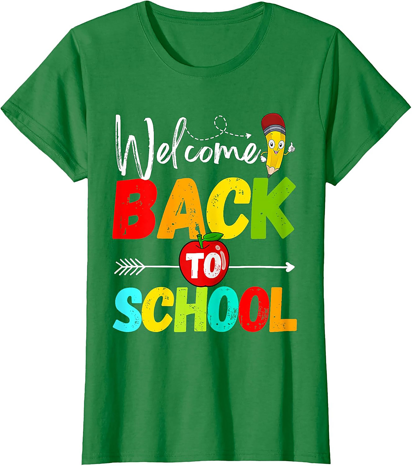 Welcome Back to School T-Shirt | Colorful First Day of School Graphic Tee