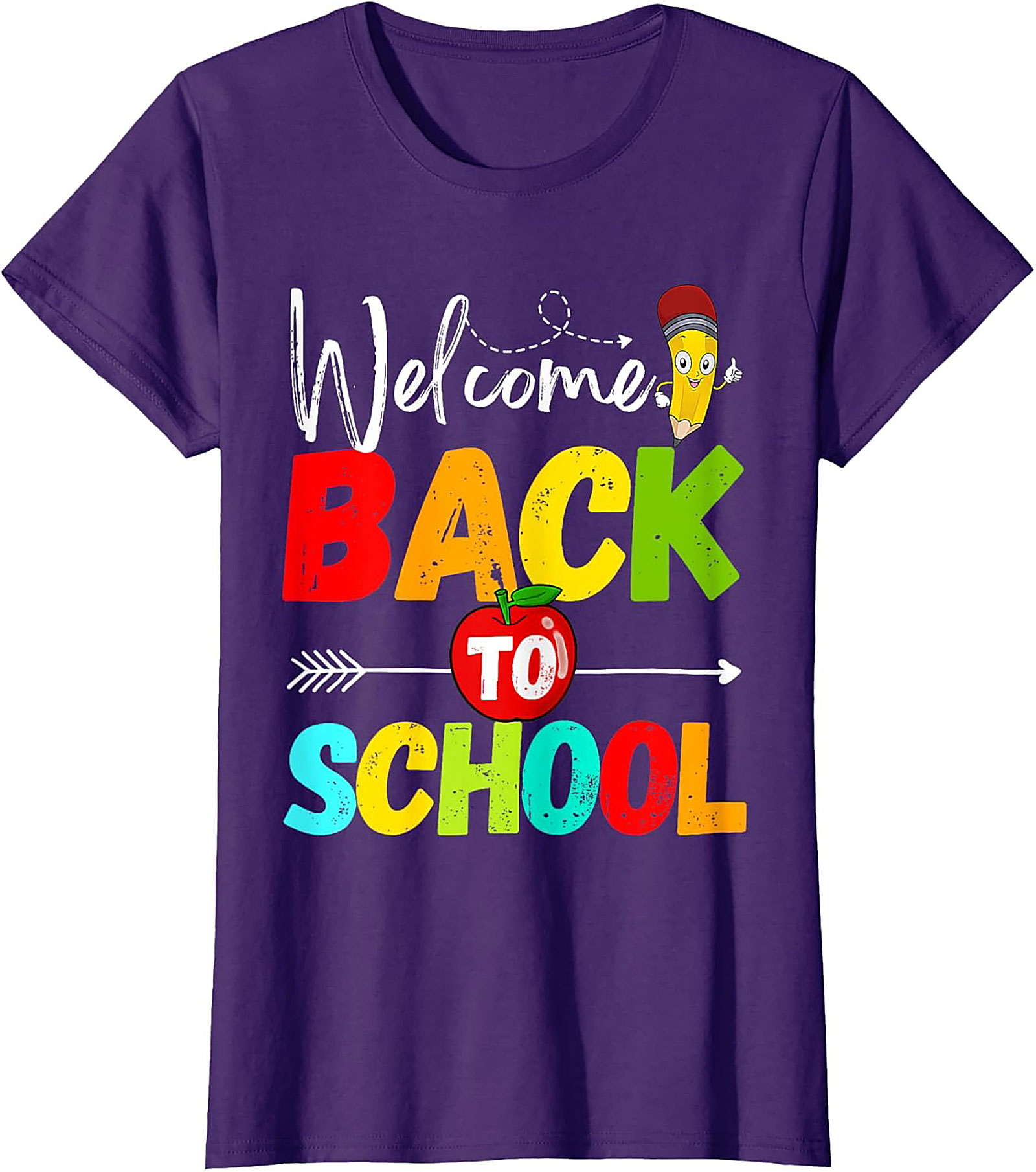 Welcome Back to School T-Shirt | Colorful First Day of School Graphic Tee