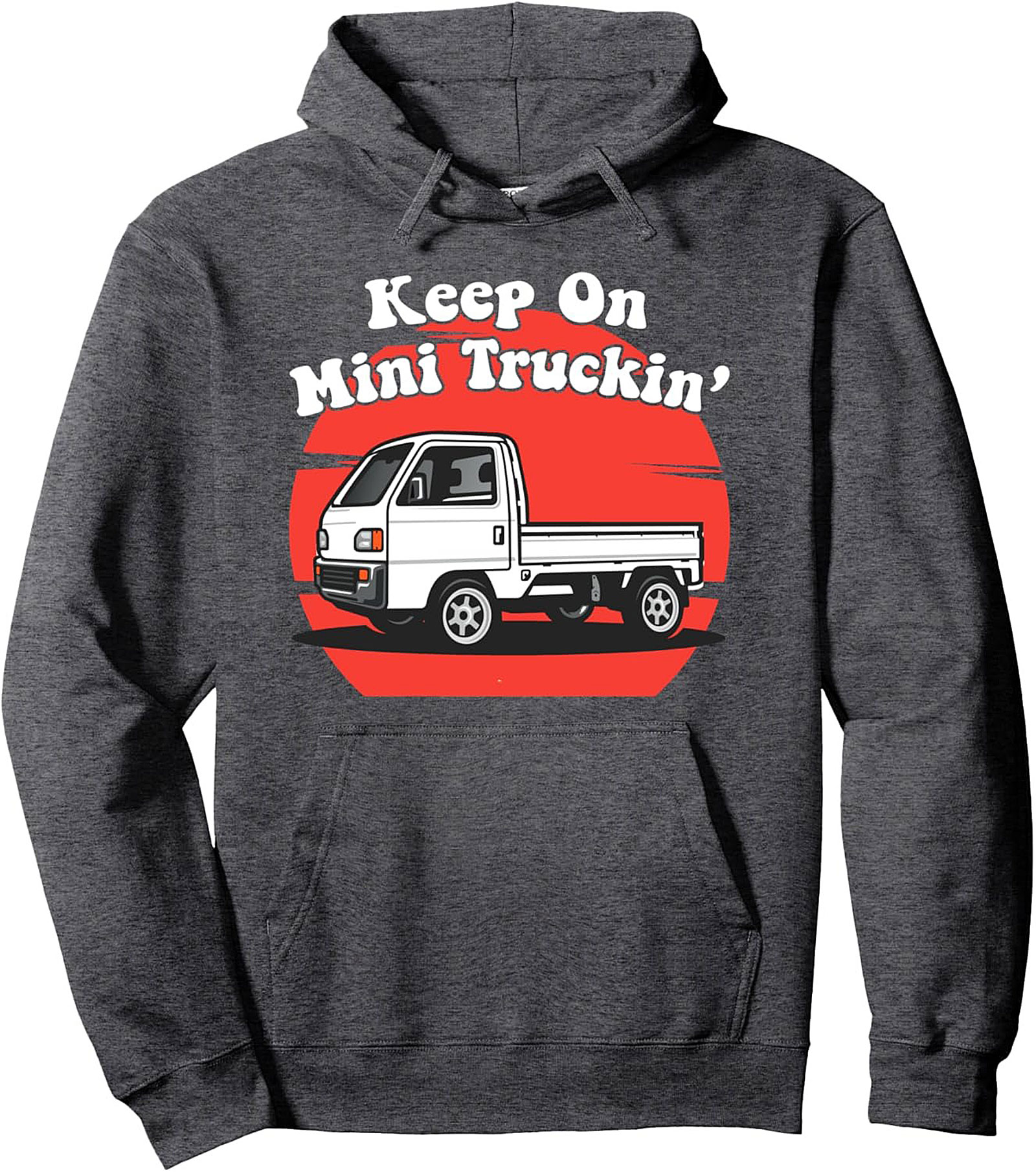 Mini Truck Pullover Hoodie JDM Kei Truck Graphic Apparel