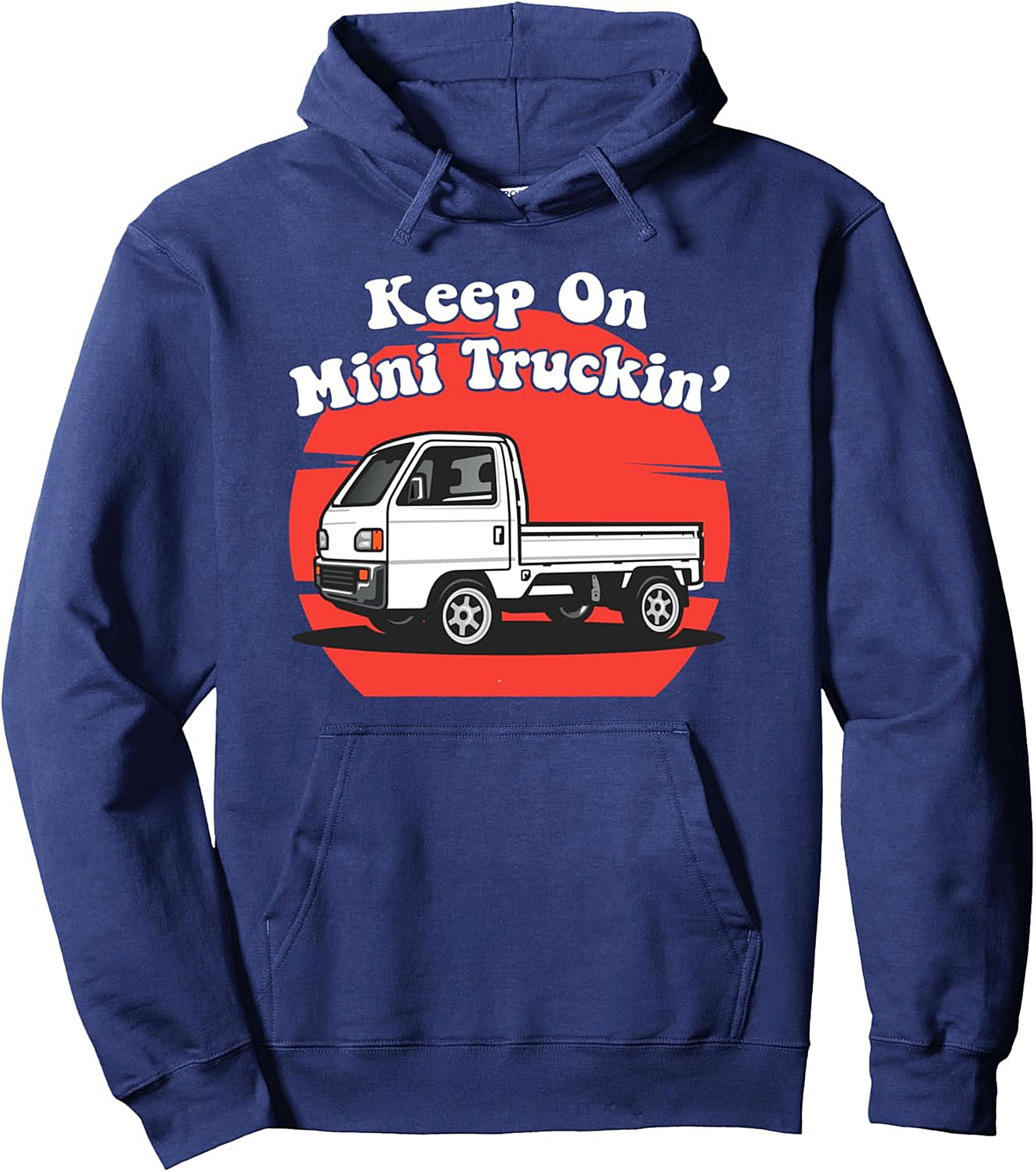 Mini Truck Pullover Hoodie JDM Kei Truck Graphic Apparel