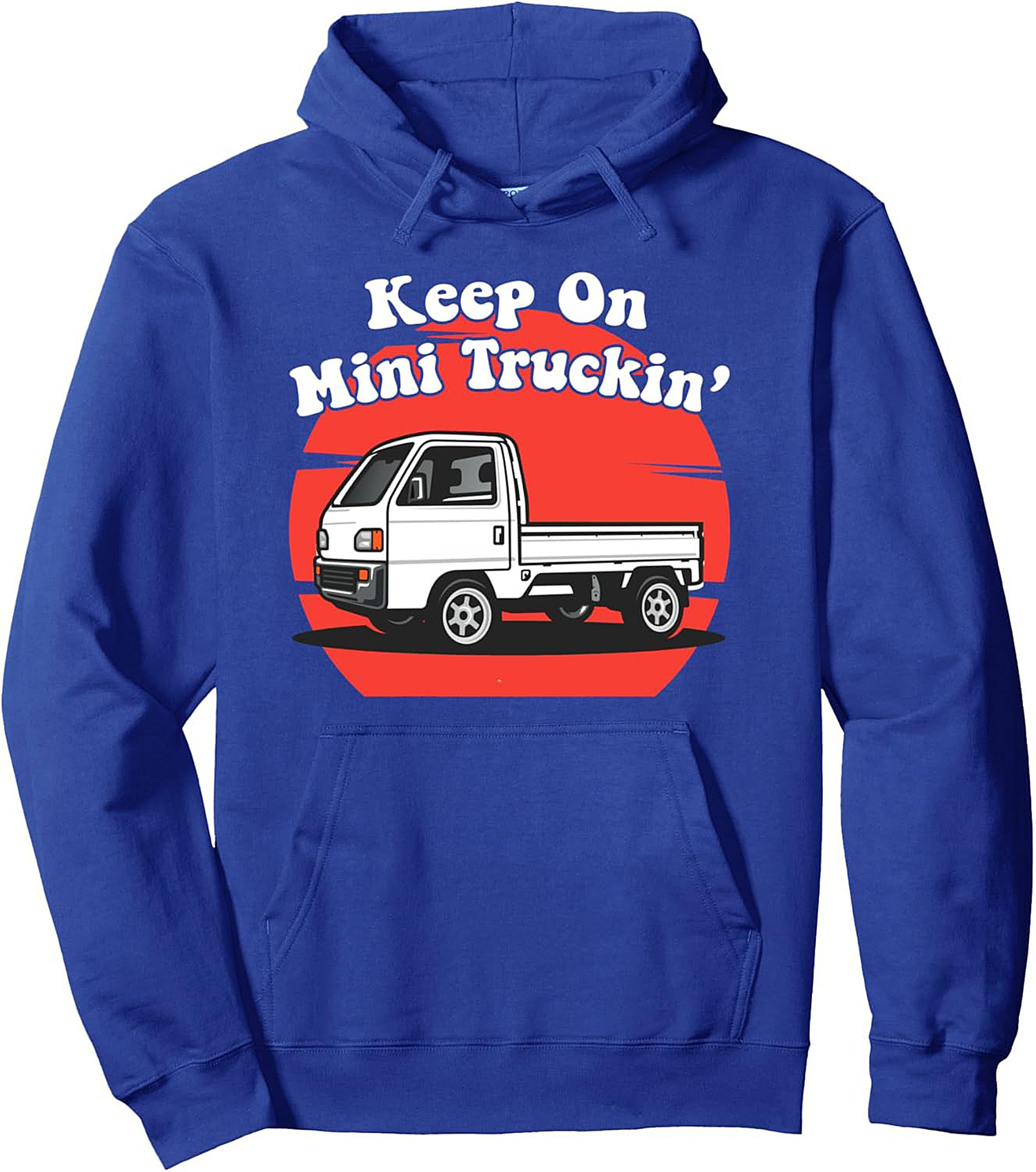Mini Truck Pullover Hoodie JDM Kei Truck Graphic Apparel