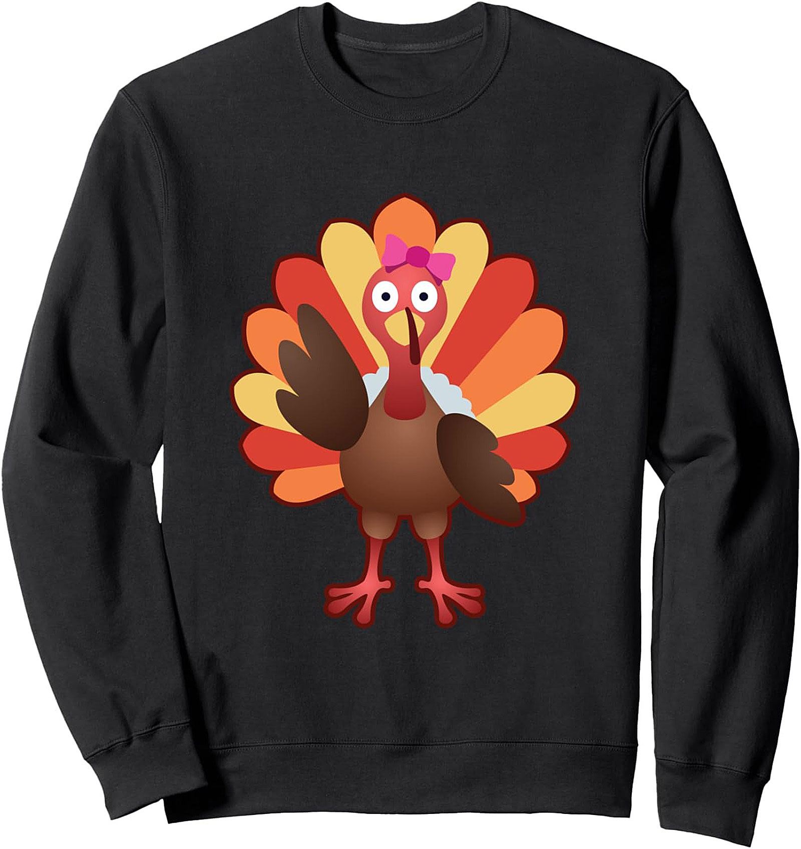 Funny Turkey Sweatshirt | Thanksgiving Crewneck Pullover