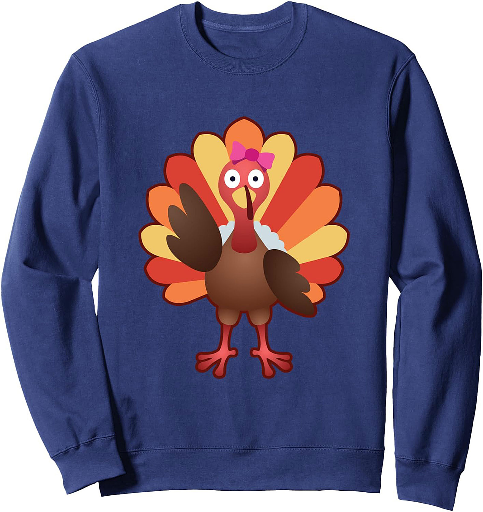 Funny Turkey Sweatshirt | Thanksgiving Crewneck Pullover