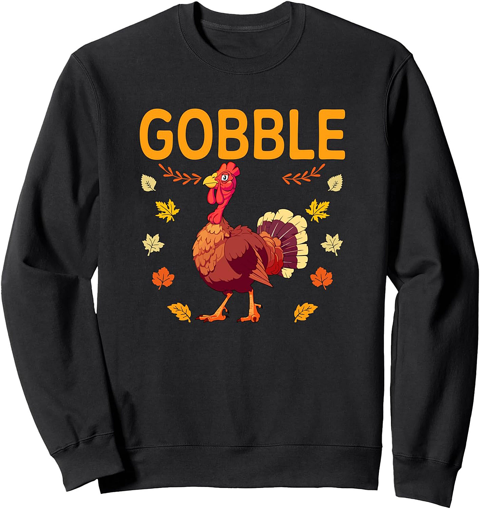 Gobble Turkey Graphic Sweatshirt | Cozy Thanksgiving Gift