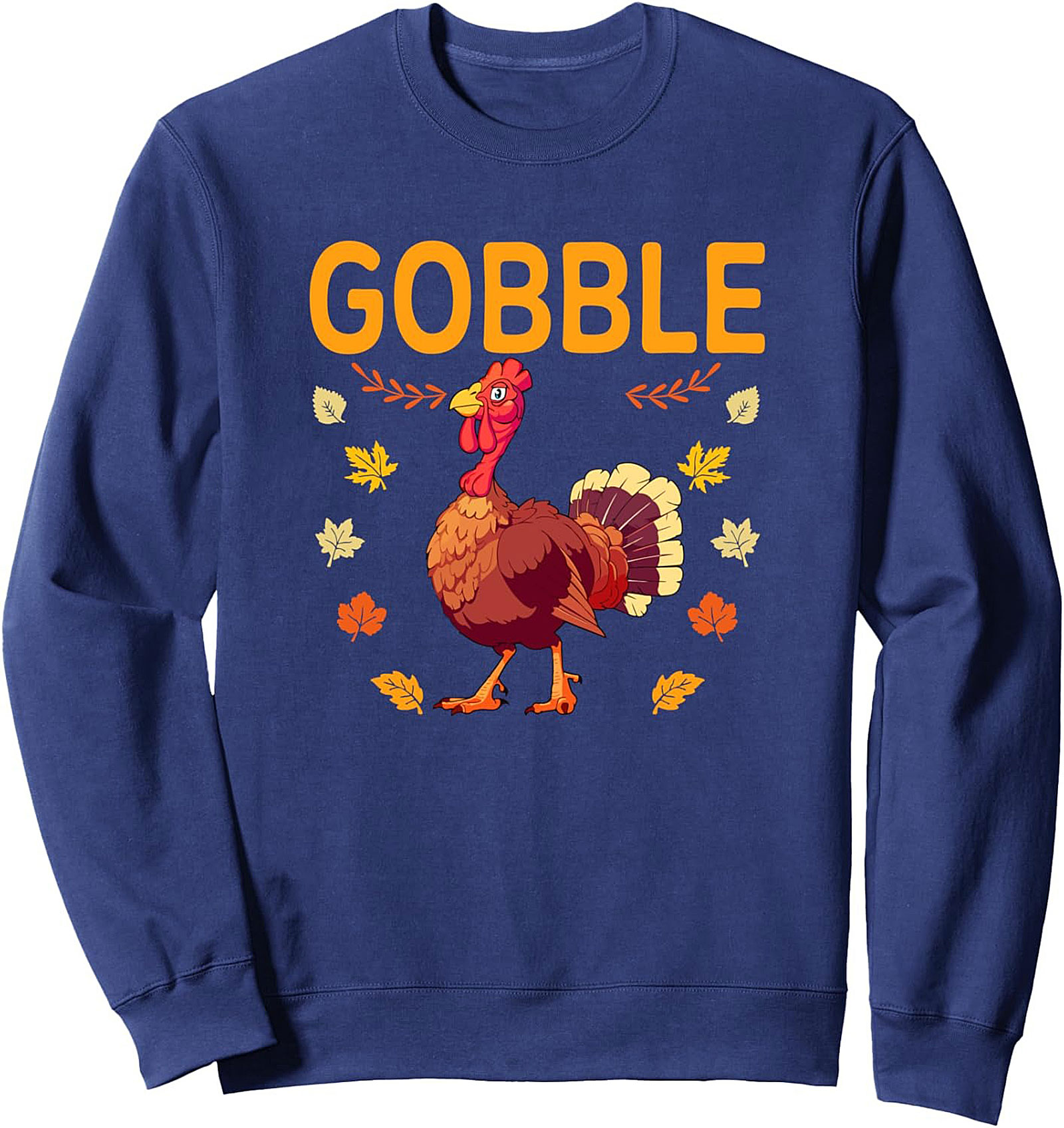 Gobble Turkey Graphic Sweatshirt | Cozy Thanksgiving Gift