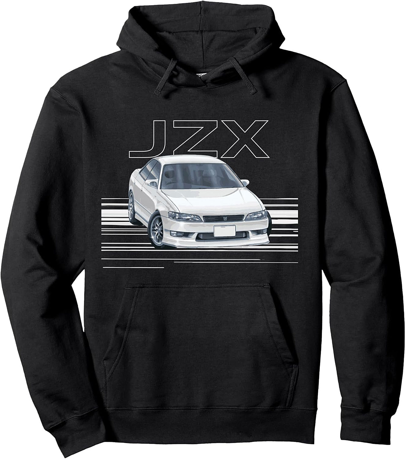 JZX Pullover Hoodie Toyota Mark II JDM Streetwear