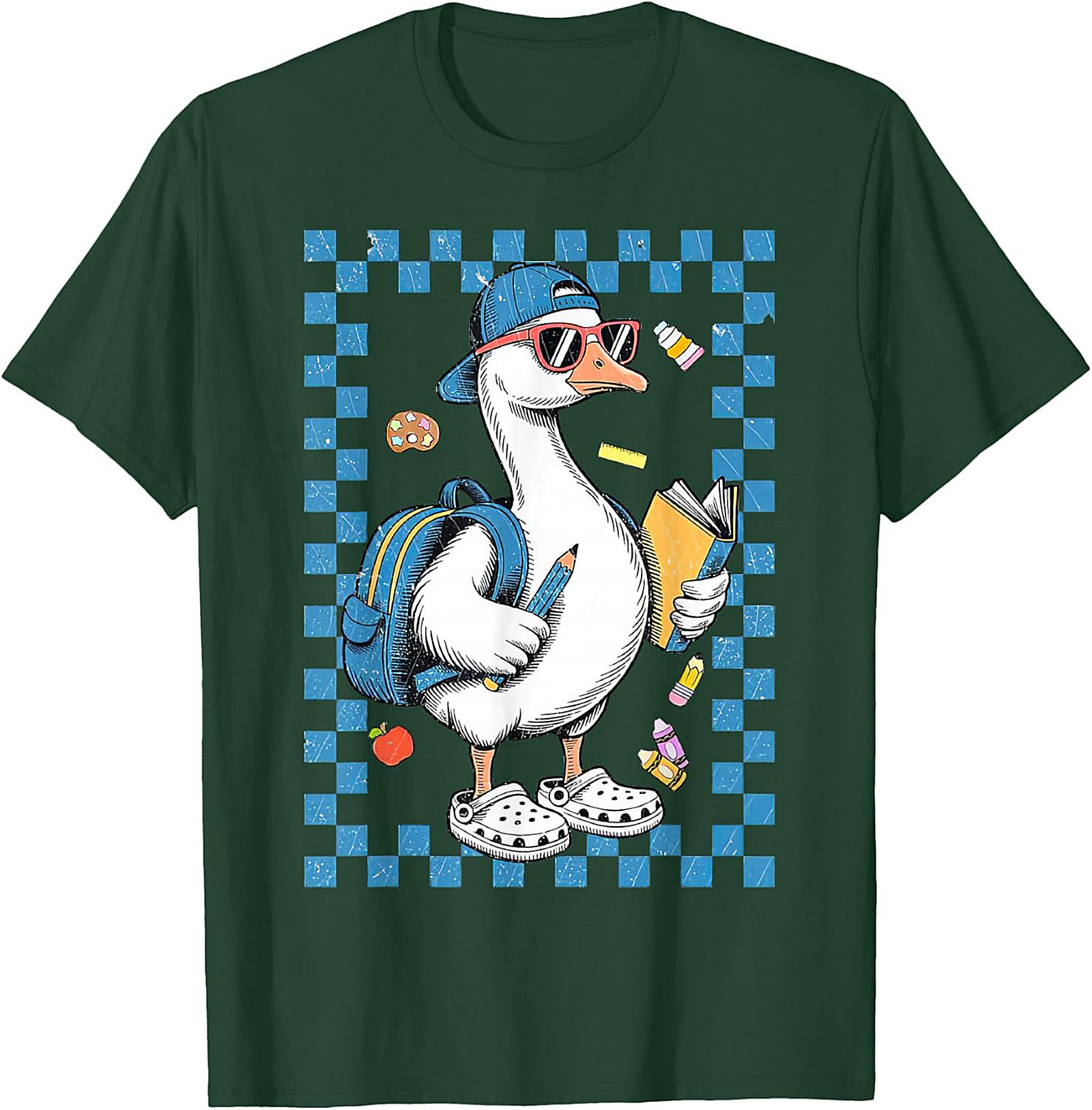 Cool Goose Graphic Tee – Funny Back to School Art Student Shirt