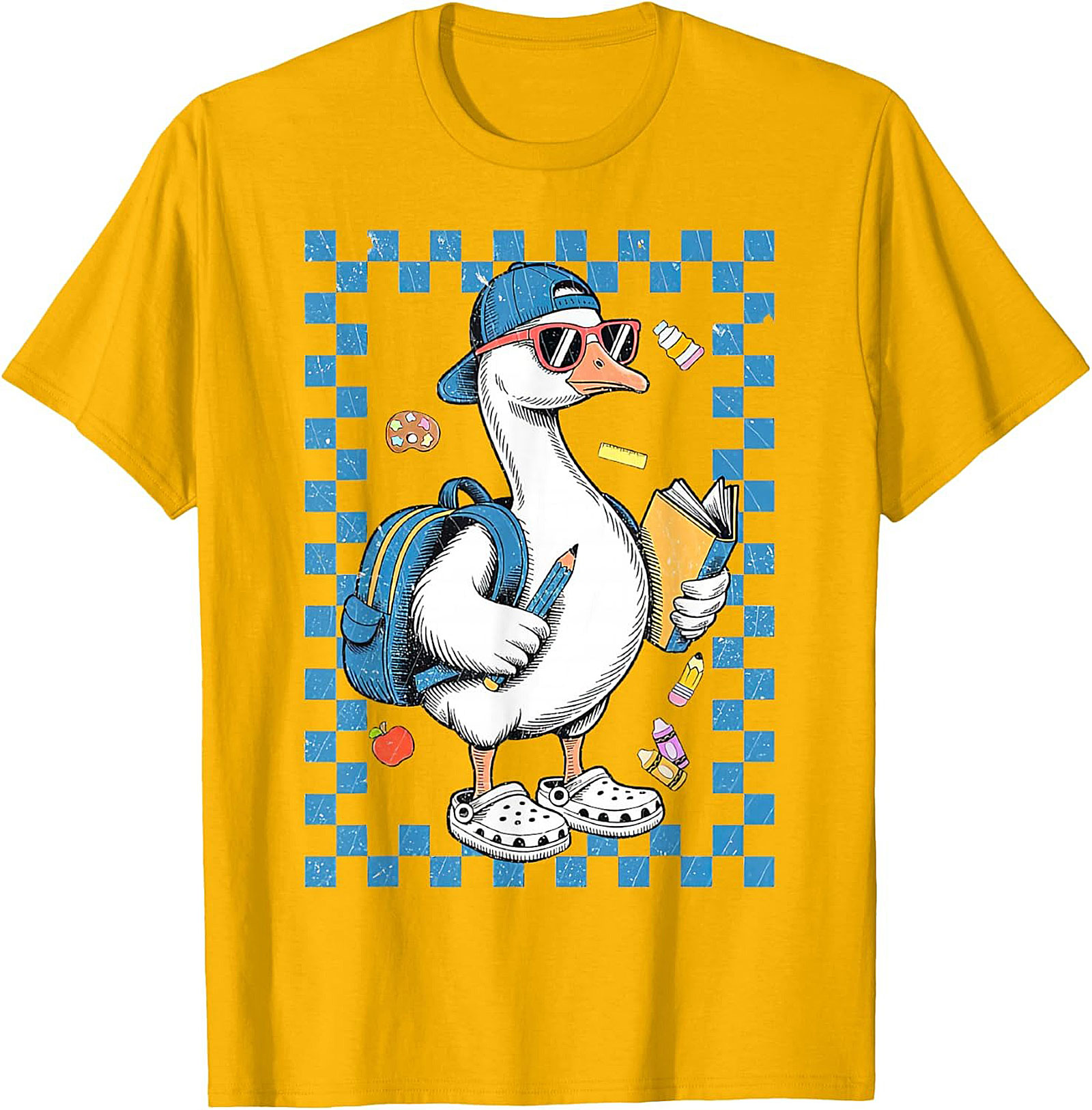 Cool Goose Graphic Tee – Funny Back to School Art Student Shirt