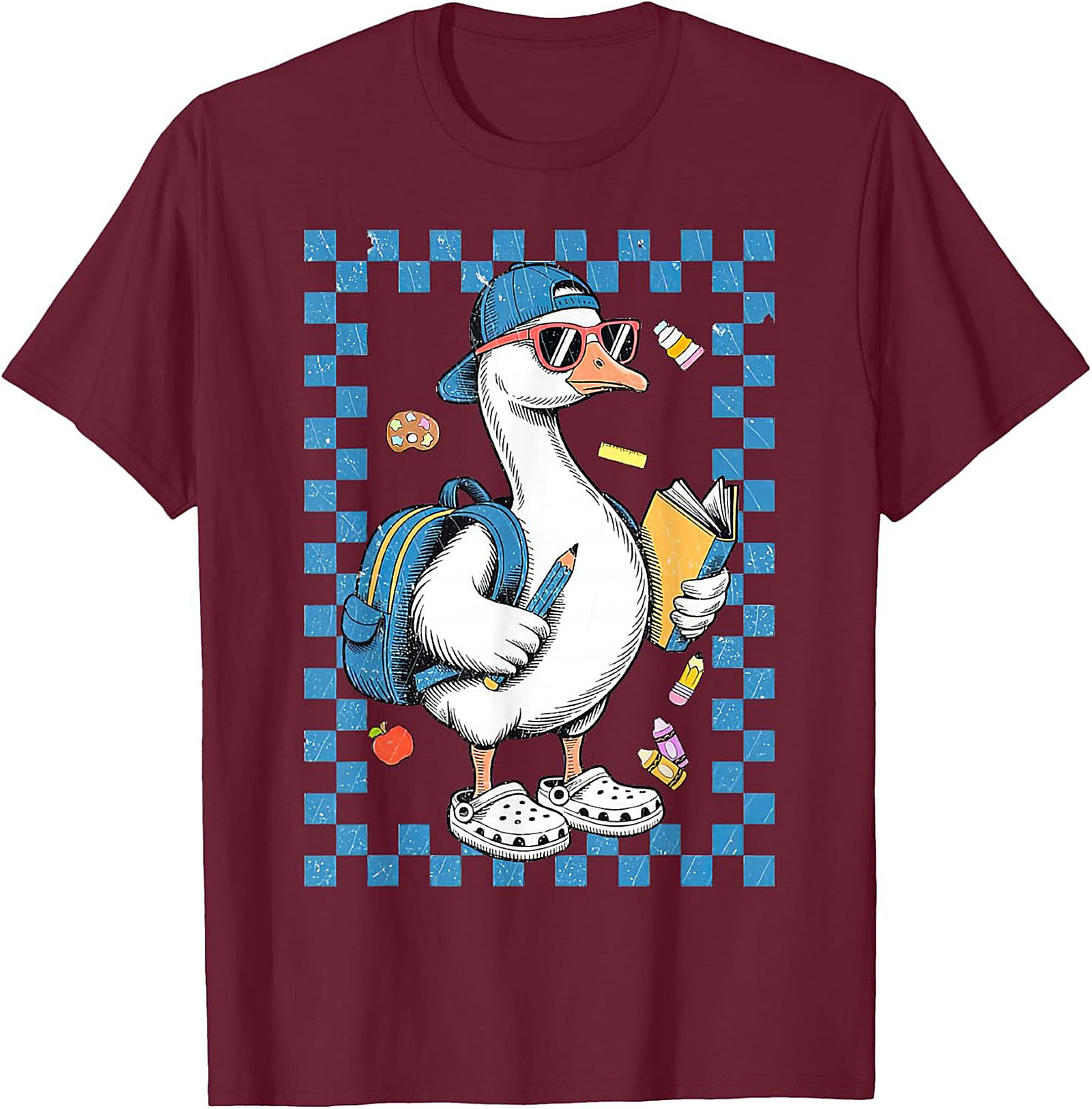 Cool Goose Graphic Tee – Funny Back to School Art Student Shirt