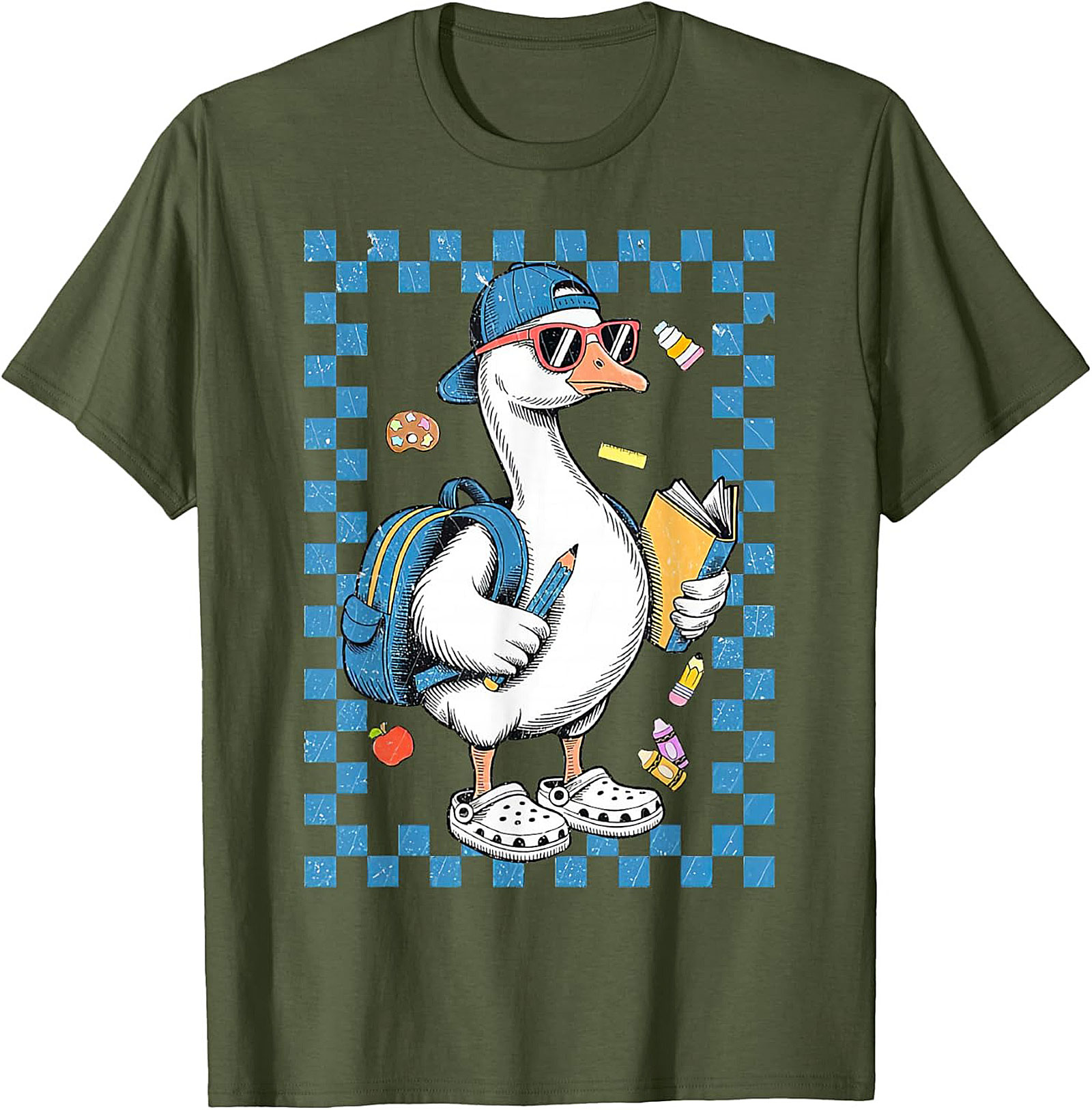 Cool Goose Graphic Tee – Funny Back to School Art Student Shirt