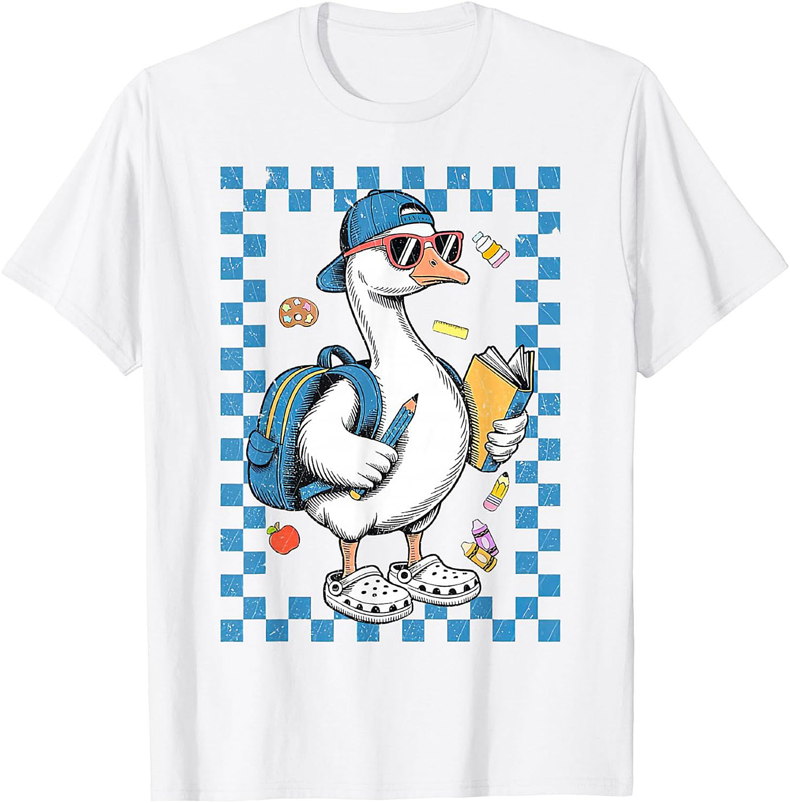 Cool Goose Graphic Tee – Funny Back to School Art Student Shirt