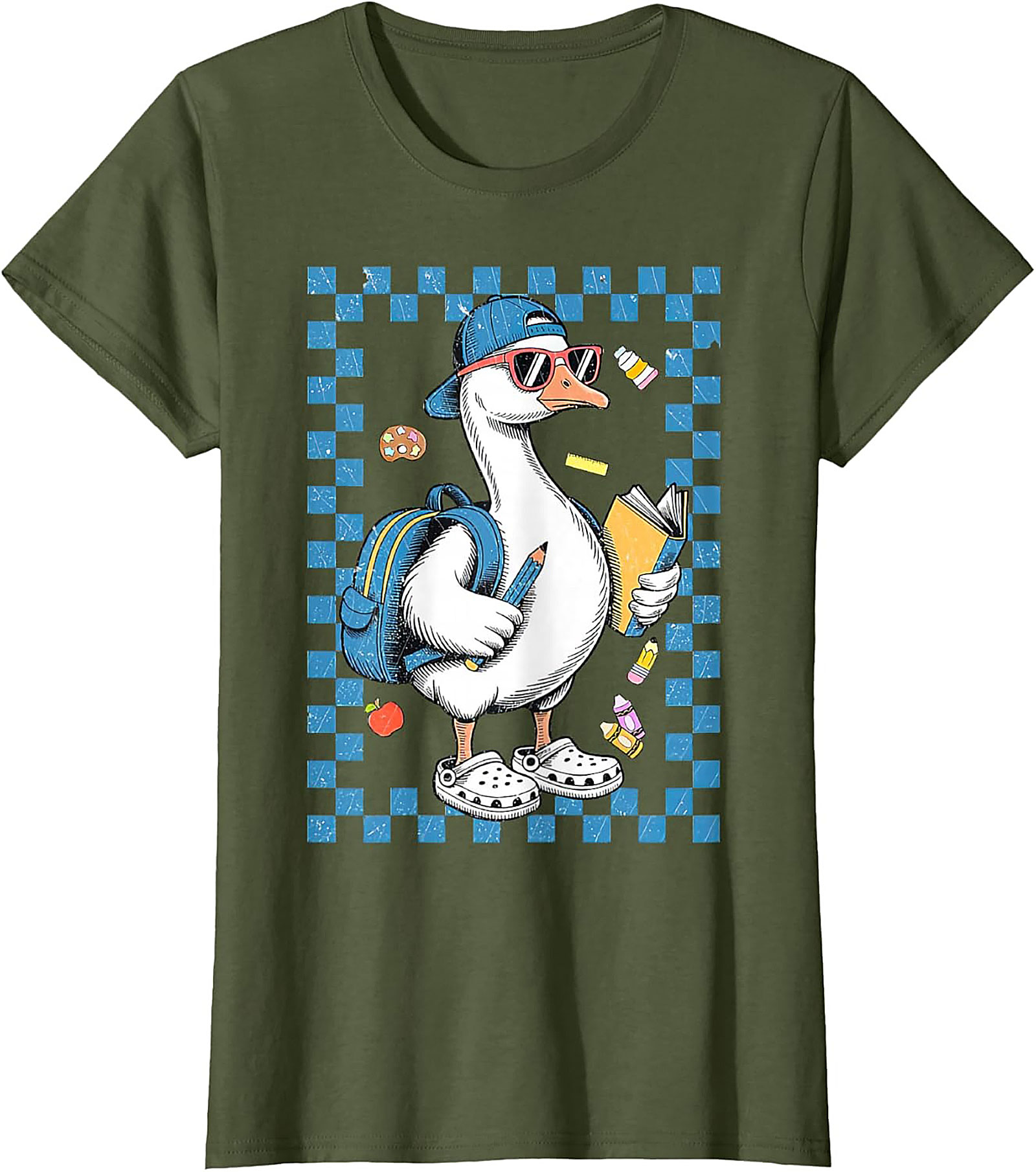 Cool Goose Graphic Tee – Funny Back to School Art Student Shirt