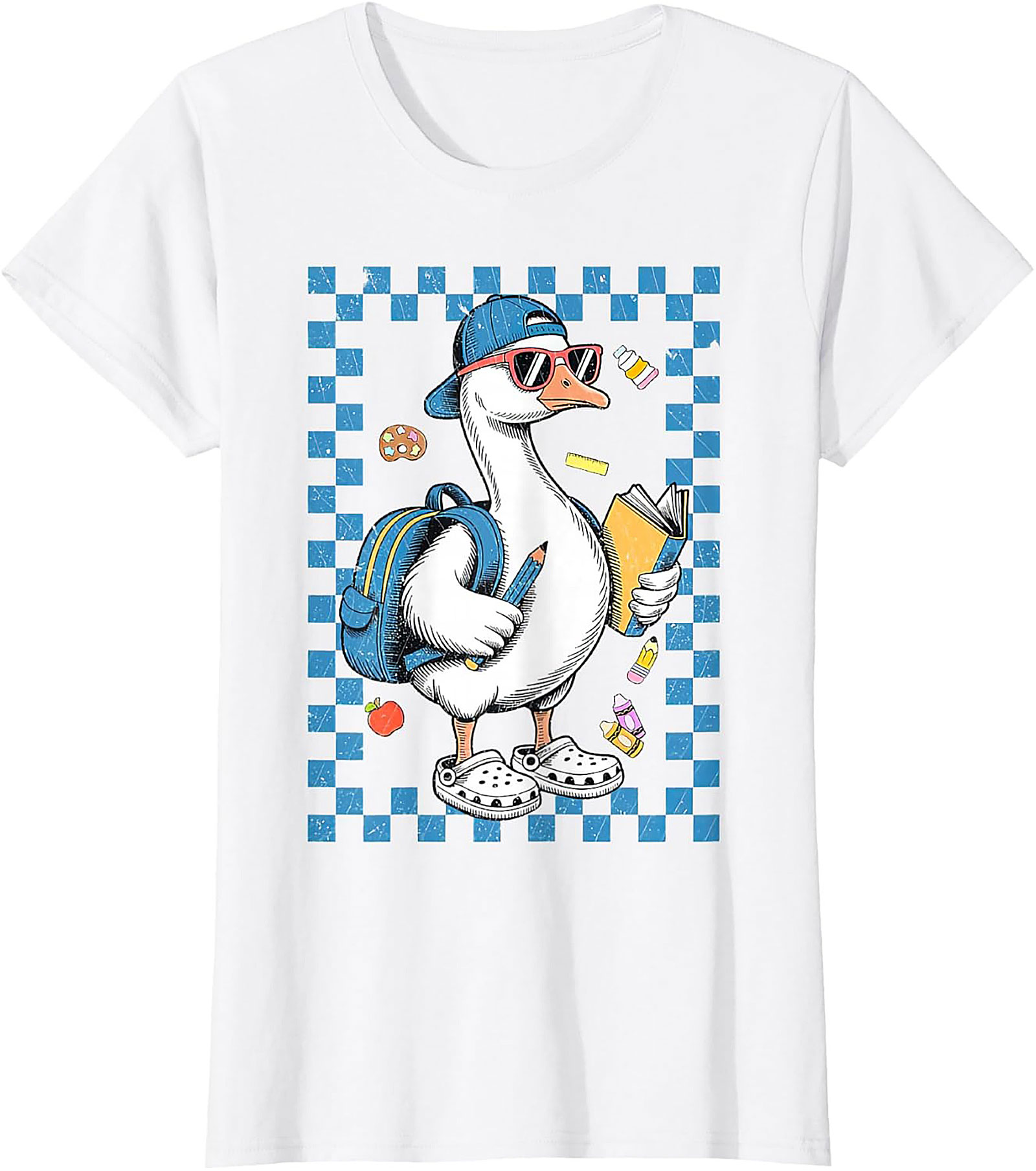 Cool Goose Graphic Tee – Funny Back to School Art Student Shirt