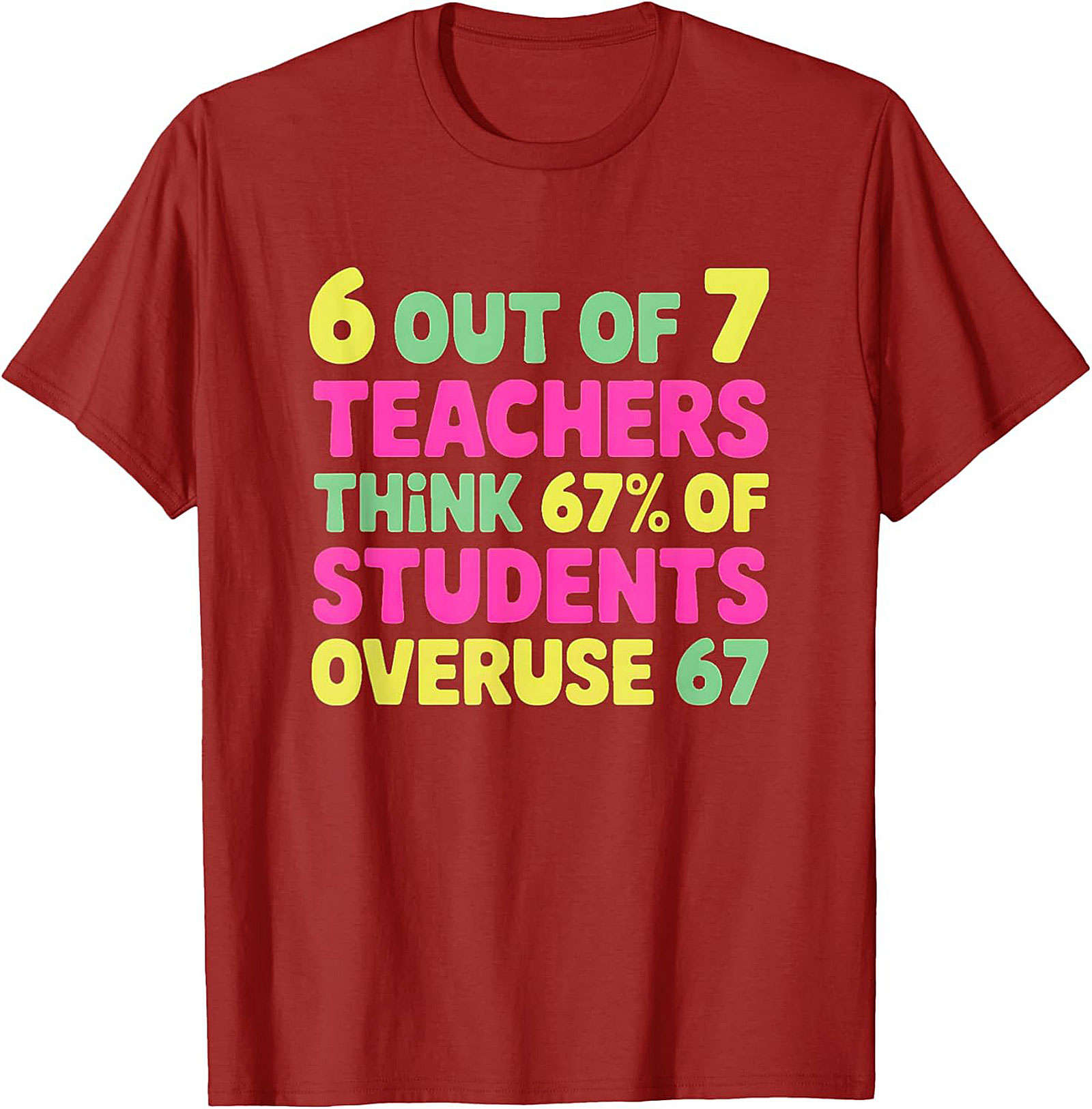 Funny Teacher Math Joke Graphic Tee Unisex Shirt