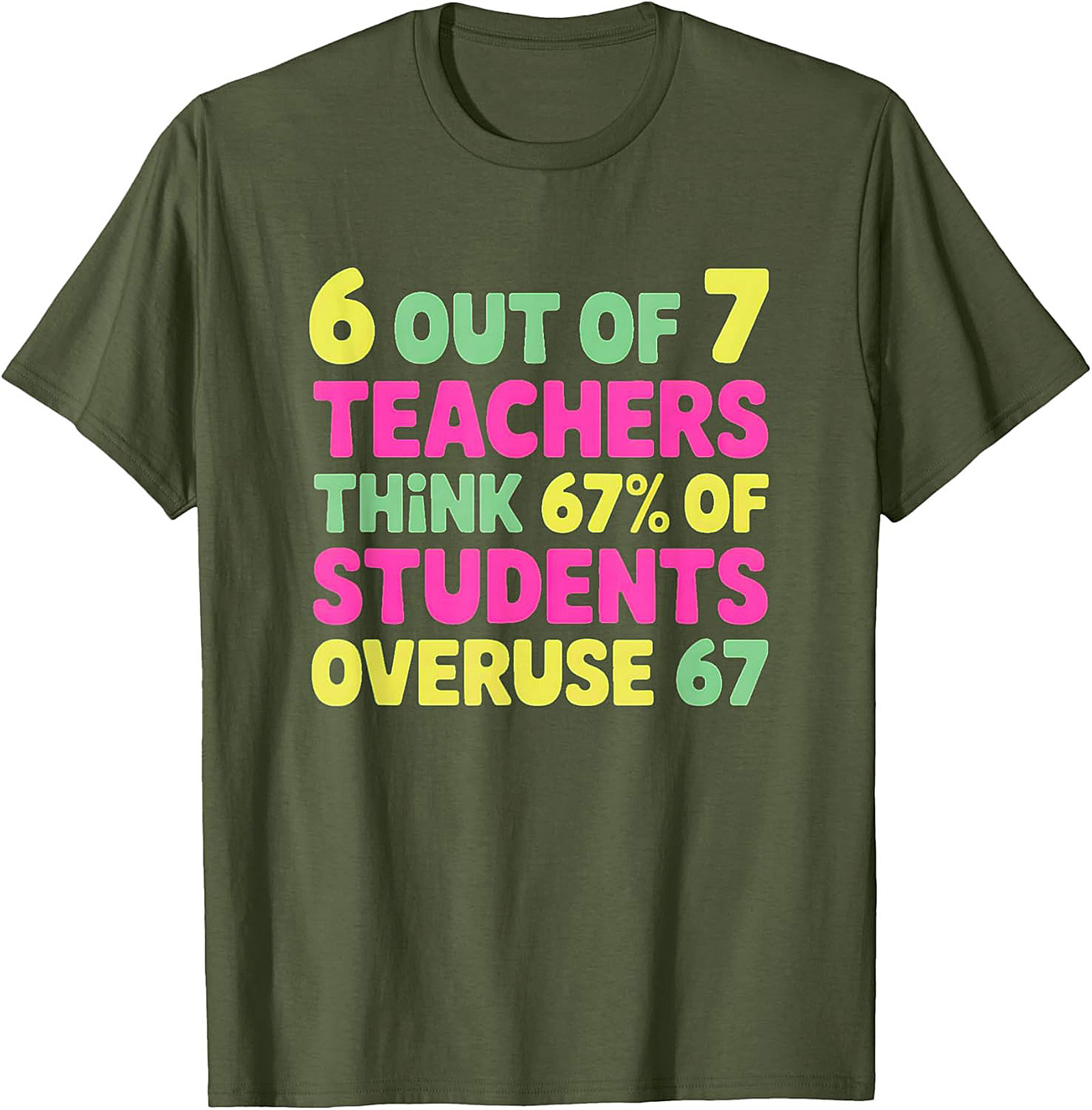 Funny Teacher Math Joke Graphic Tee Unisex Shirt