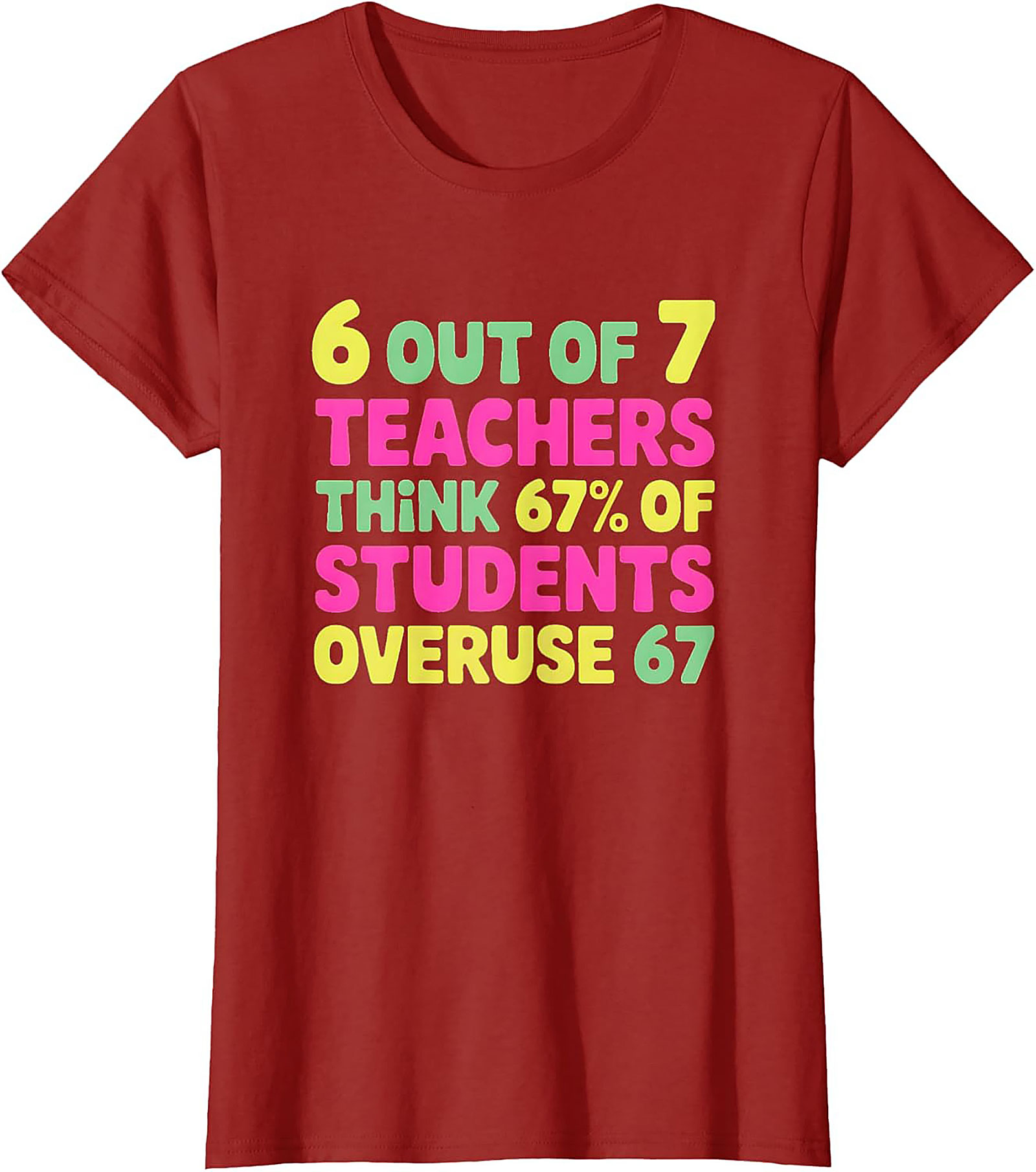 Funny Teacher Math Joke Graphic Tee Unisex Shirt