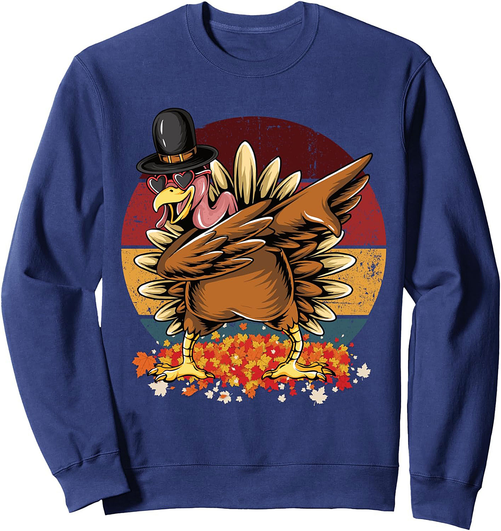 Dabbing Turkey Thanksgiving Crewneck | Funny Pullover Gift