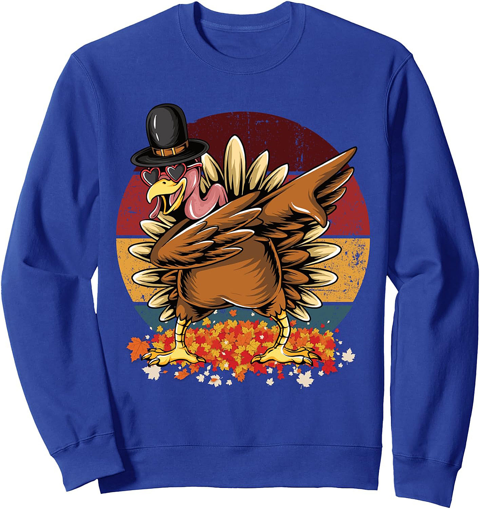 Dabbing Turkey Thanksgiving Crewneck | Funny Pullover Gift