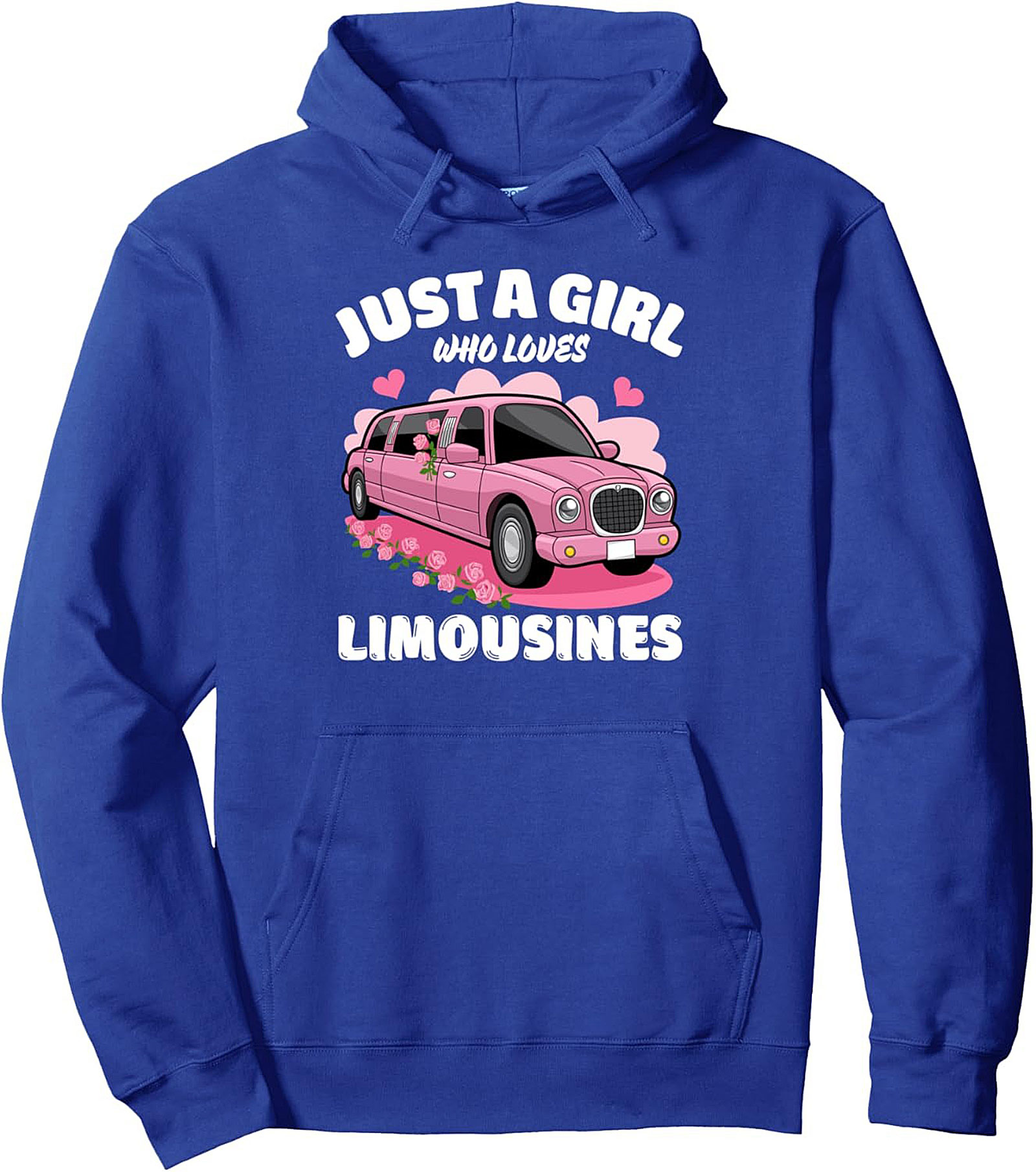 Pink Limo Lover Graphic Hoodie Cozy Pullover Gift