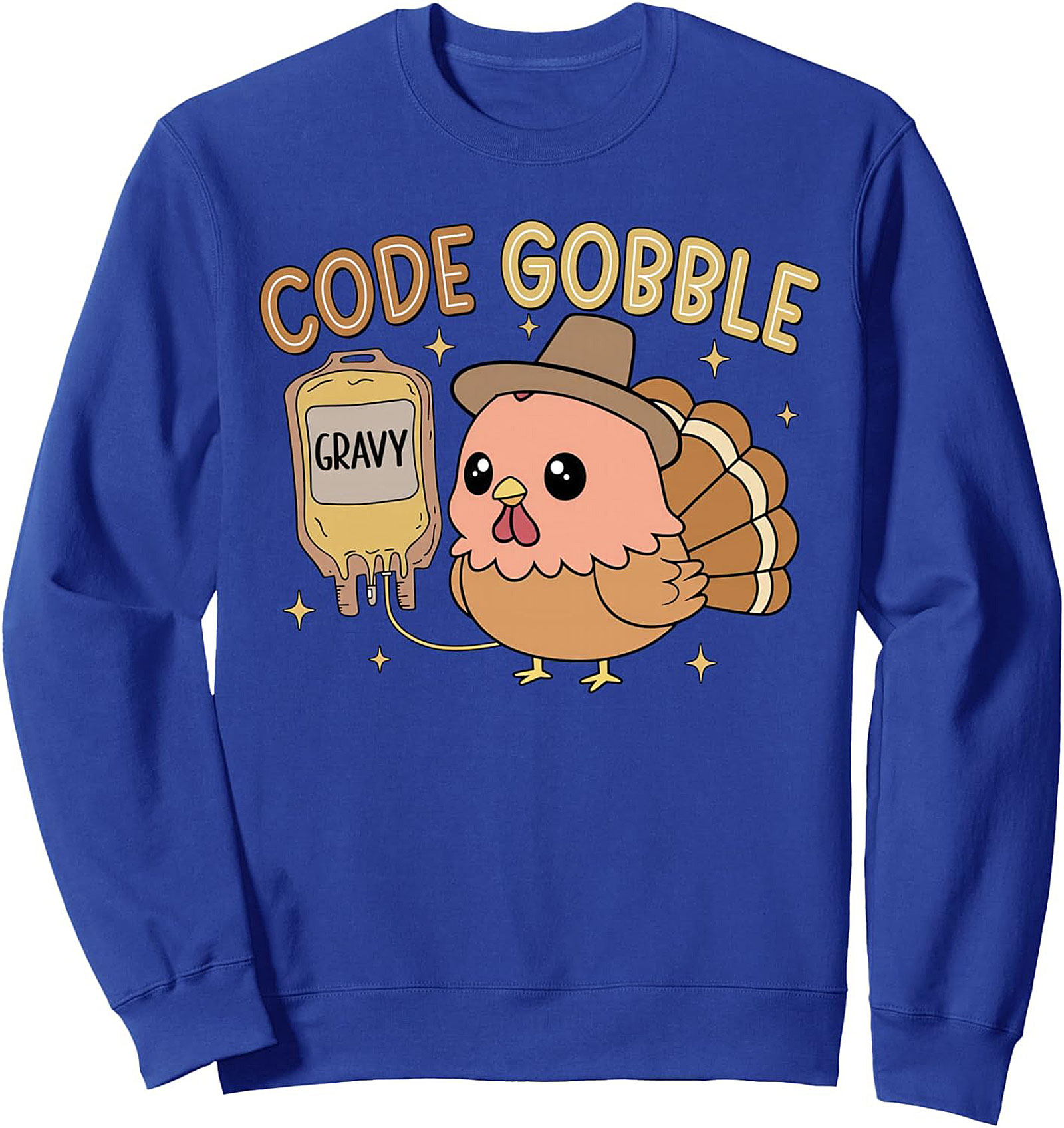 Code Gobble Gravy IV Programming Thanksgiving Crewneck