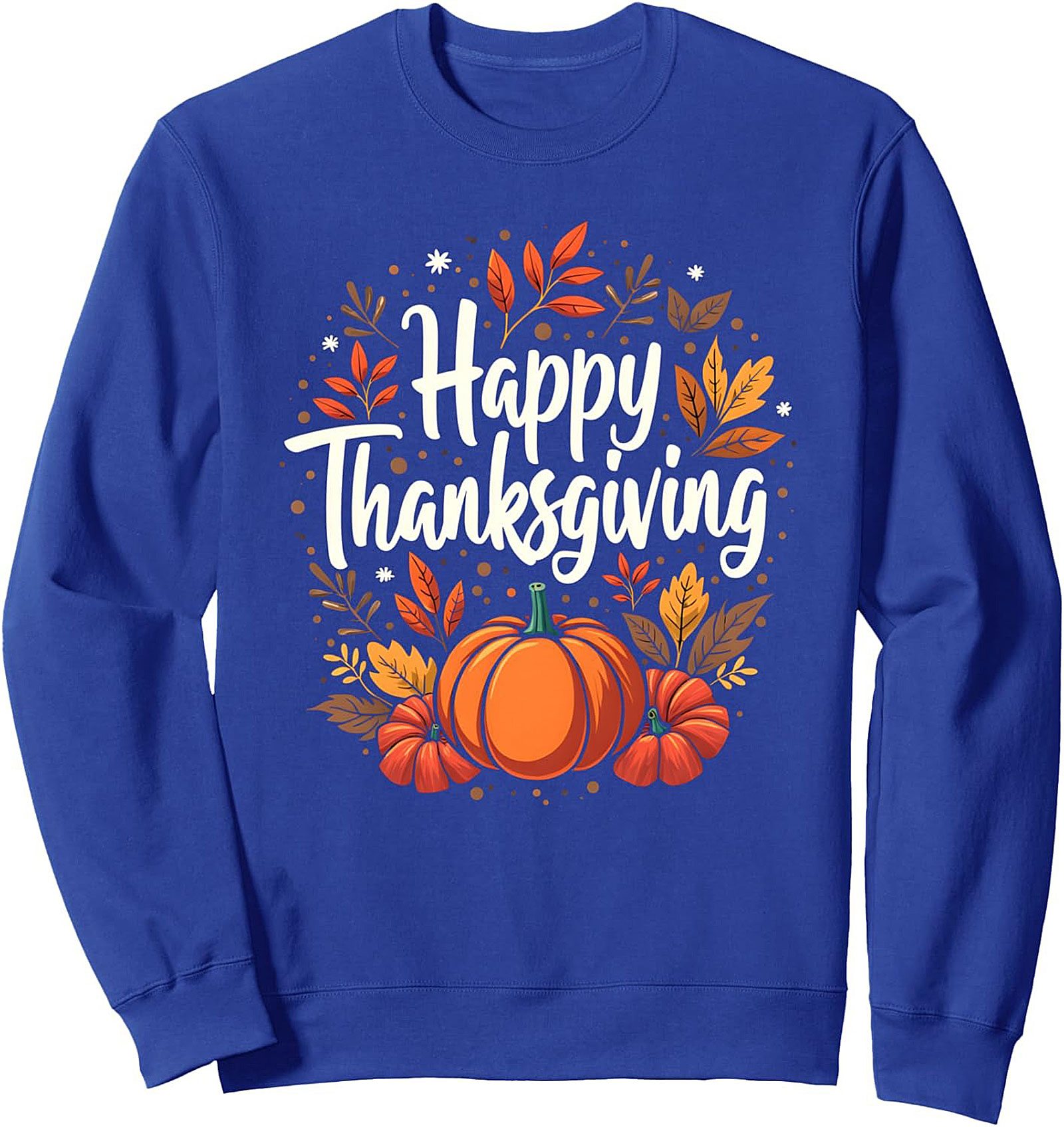 Happy Thanksgiving Crewneck Sweatshirt | Cozy Fall Pullover