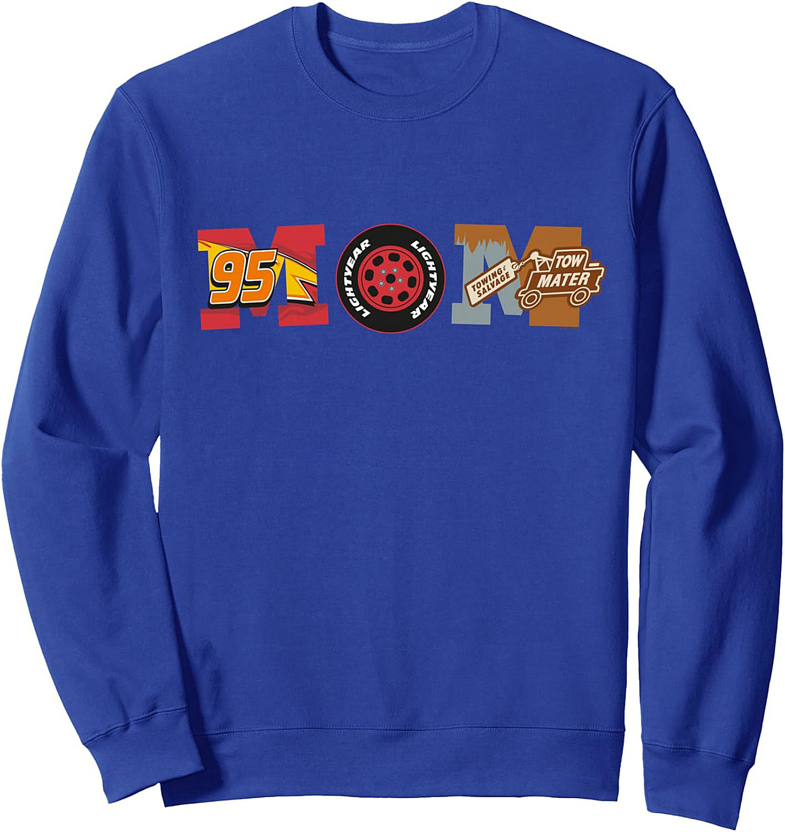 Cars Mom Crewneck Sweatshirt Lightning McQueen & Mater