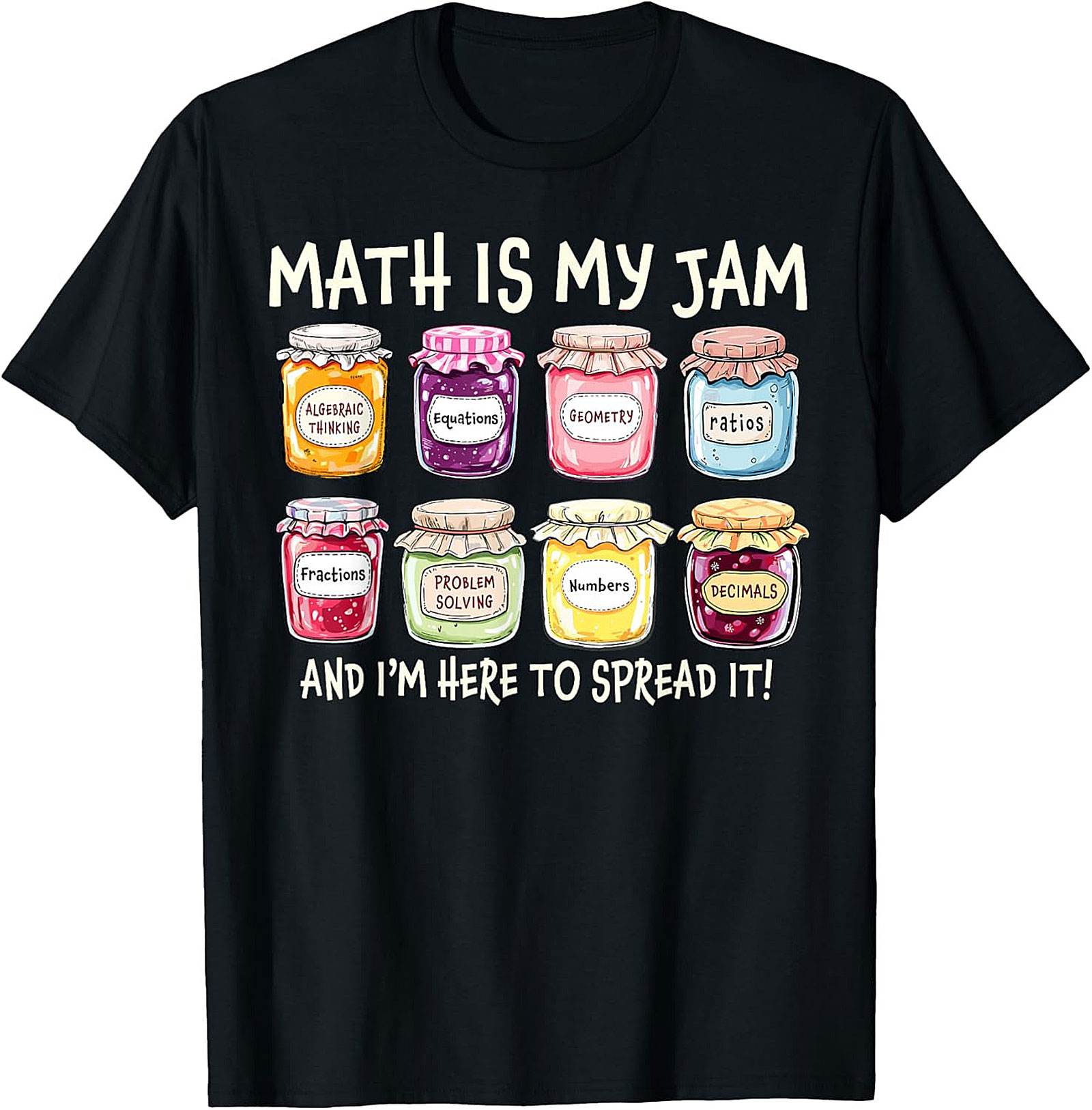 Funny Math Is My Jam T-shirt Math Lover Graphic Tee