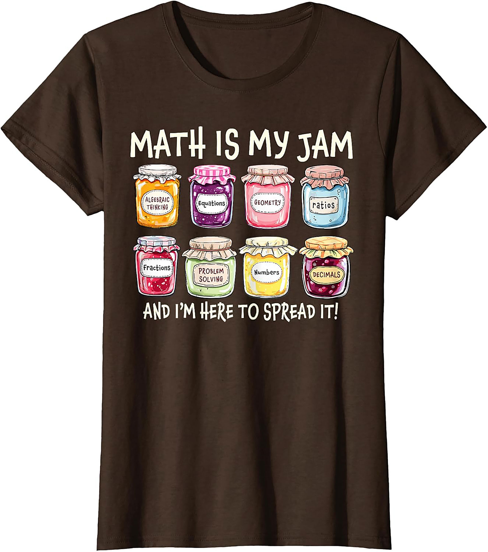  Funny Math Is My Jam T-shirt Math Lover Graphic Tee