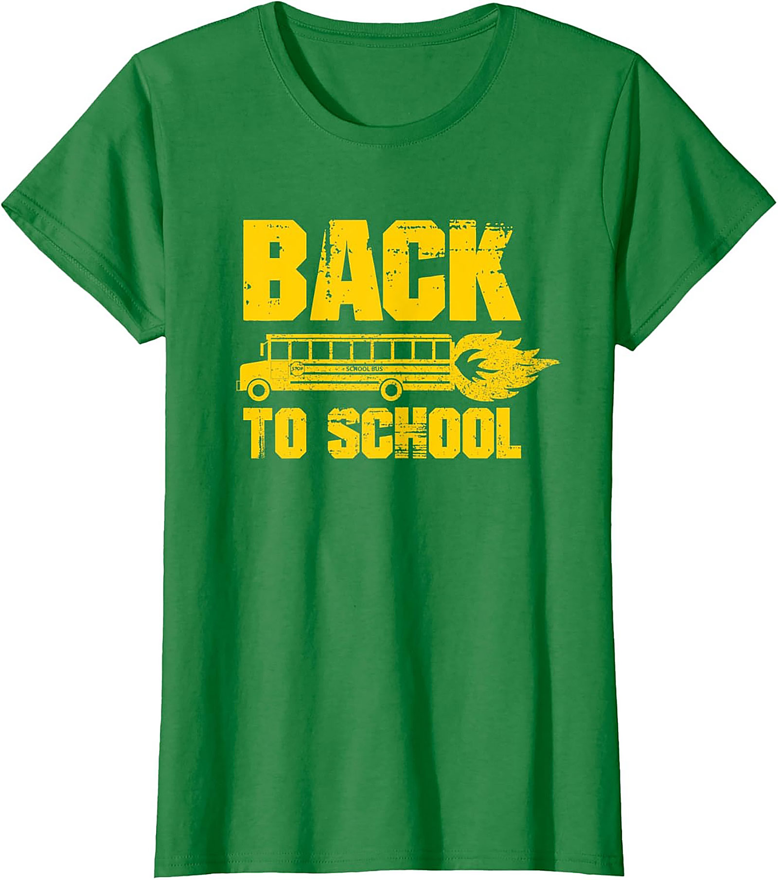 Back to School Bus on Fire Funny Graphic Tee | Unisex Shirt