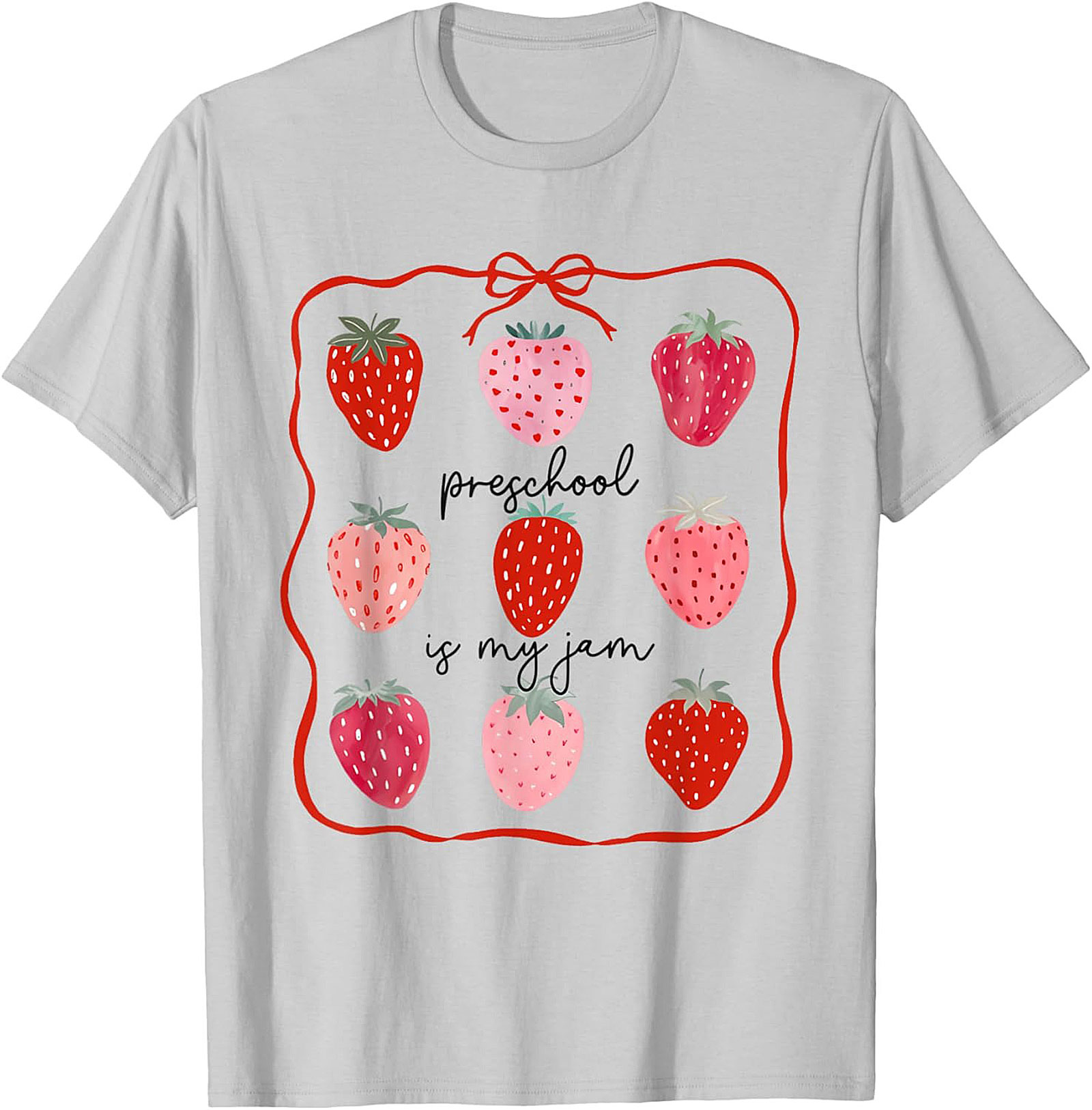 Preschool Is My Jam T-Shirt Funny Teacher Graphic Tee