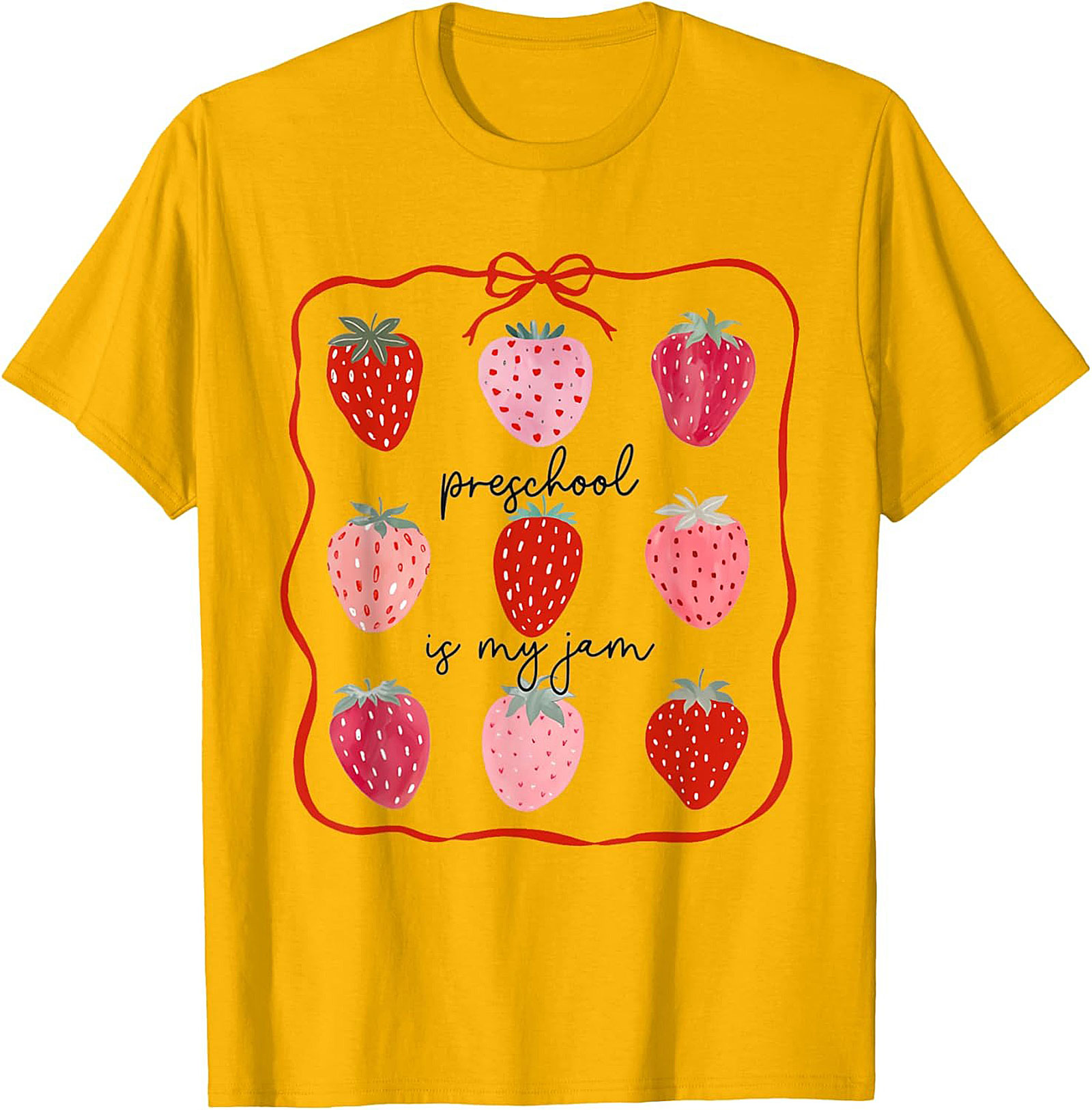 Preschool Is My Jam T-Shirt Funny Teacher Graphic Tee