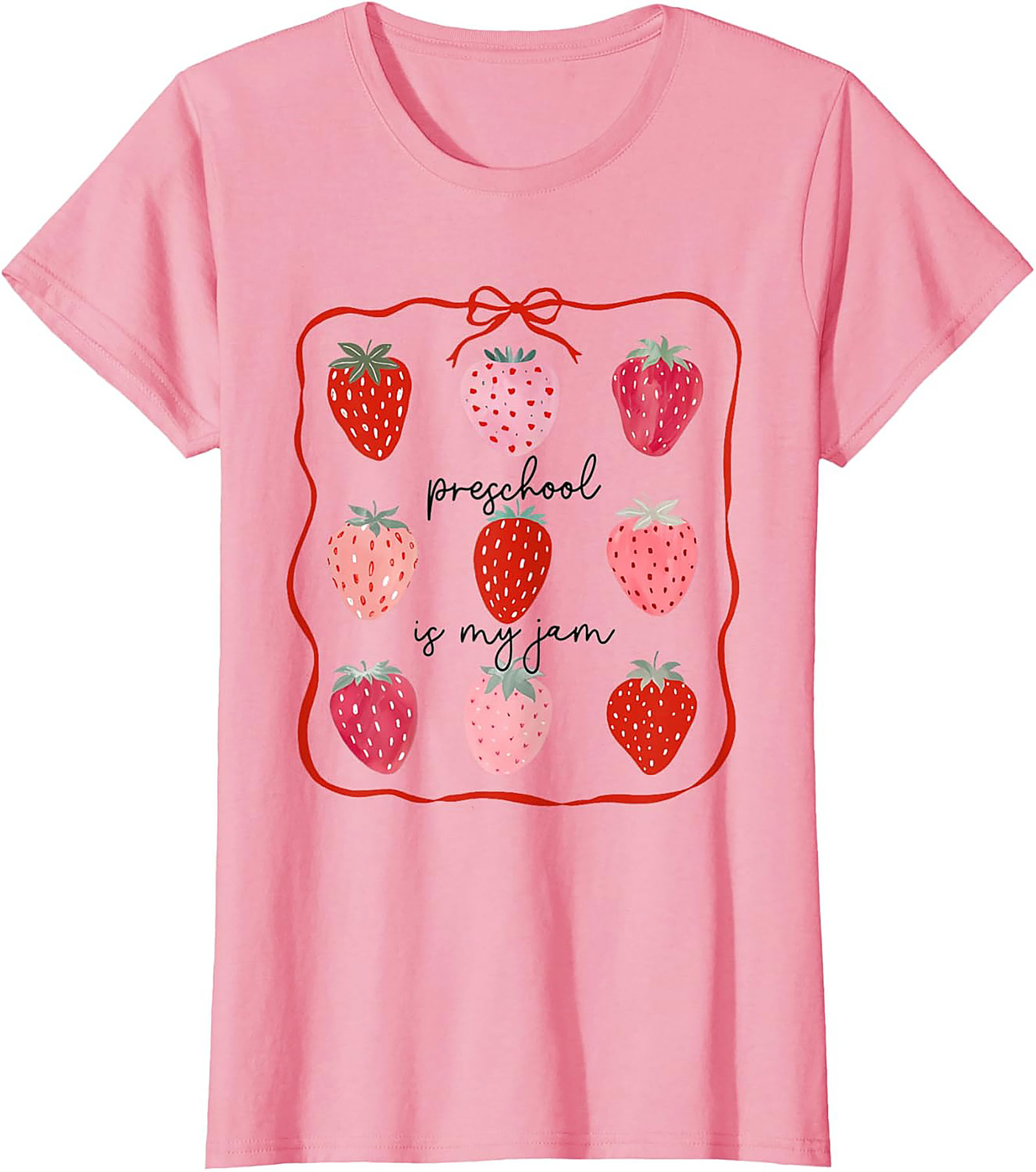 Preschool Is My Jam T-Shirt Funny Teacher Graphic Tee