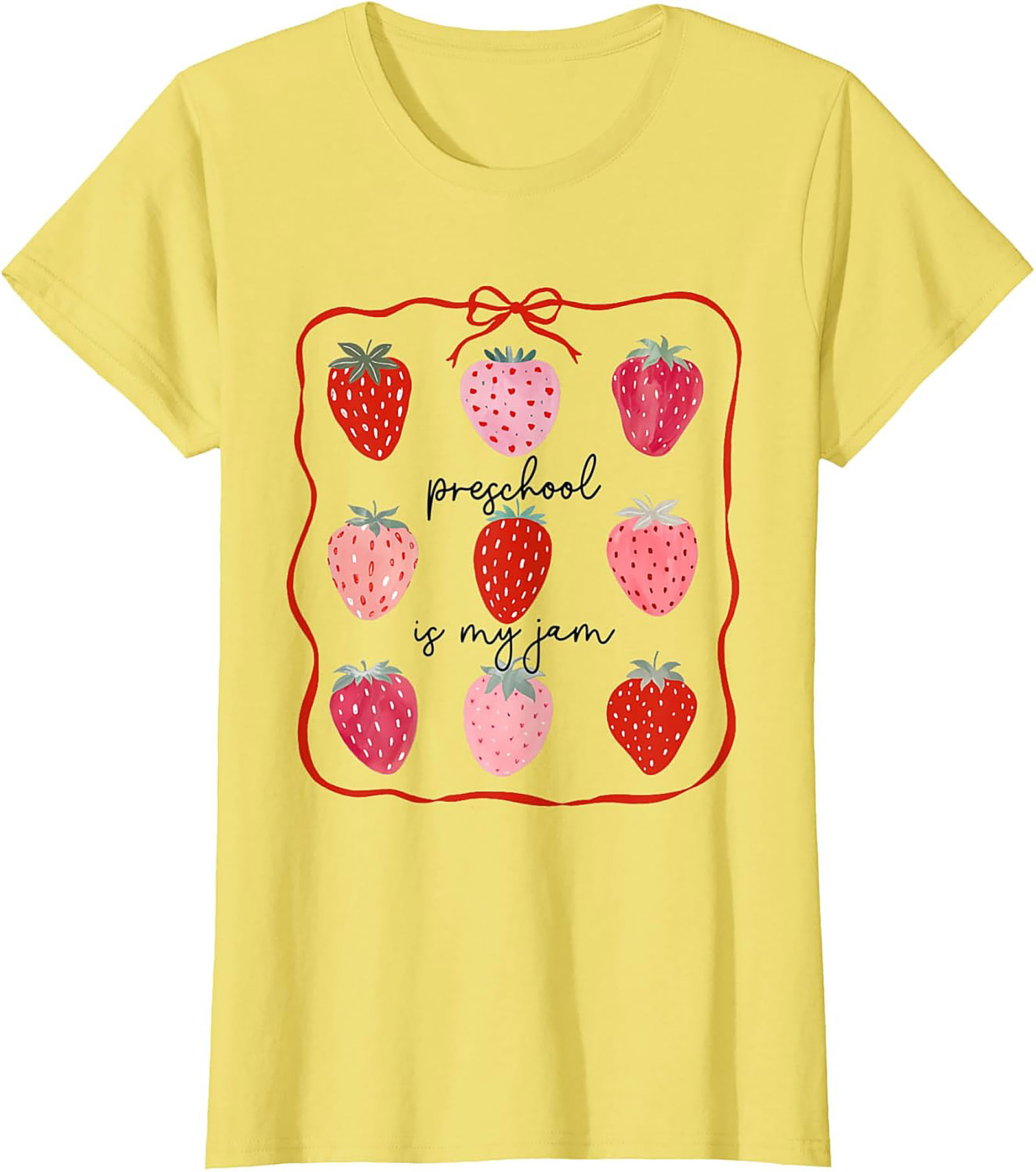 Preschool Is My Jam T-Shirt Funny Teacher Graphic Tee