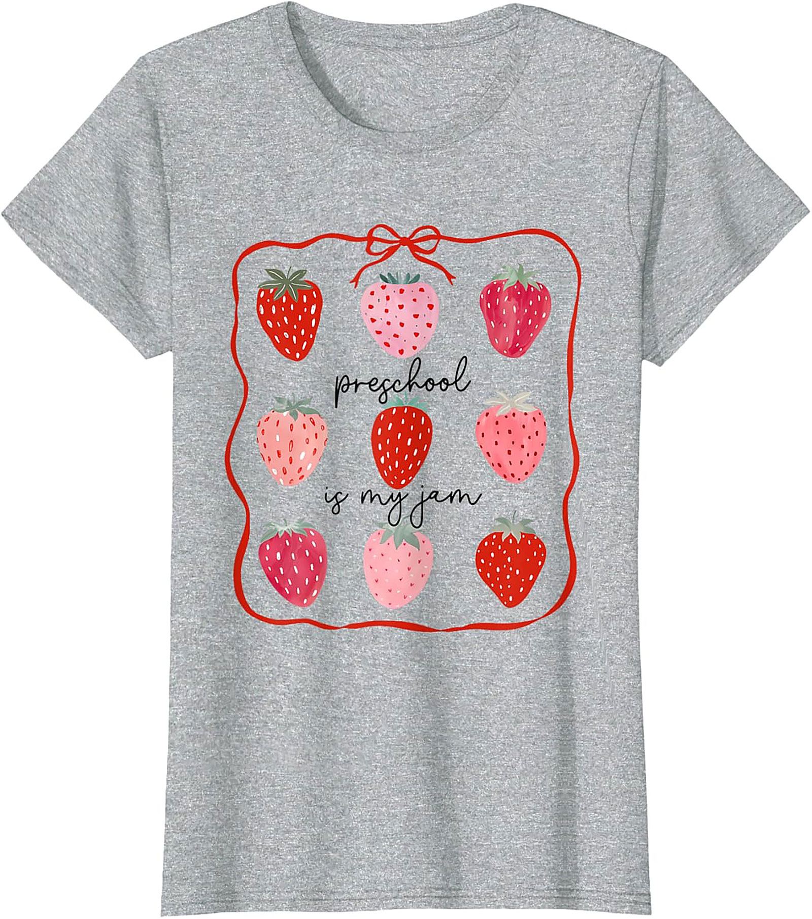 Preschool Is My Jam T-Shirt Funny Teacher Graphic Tee