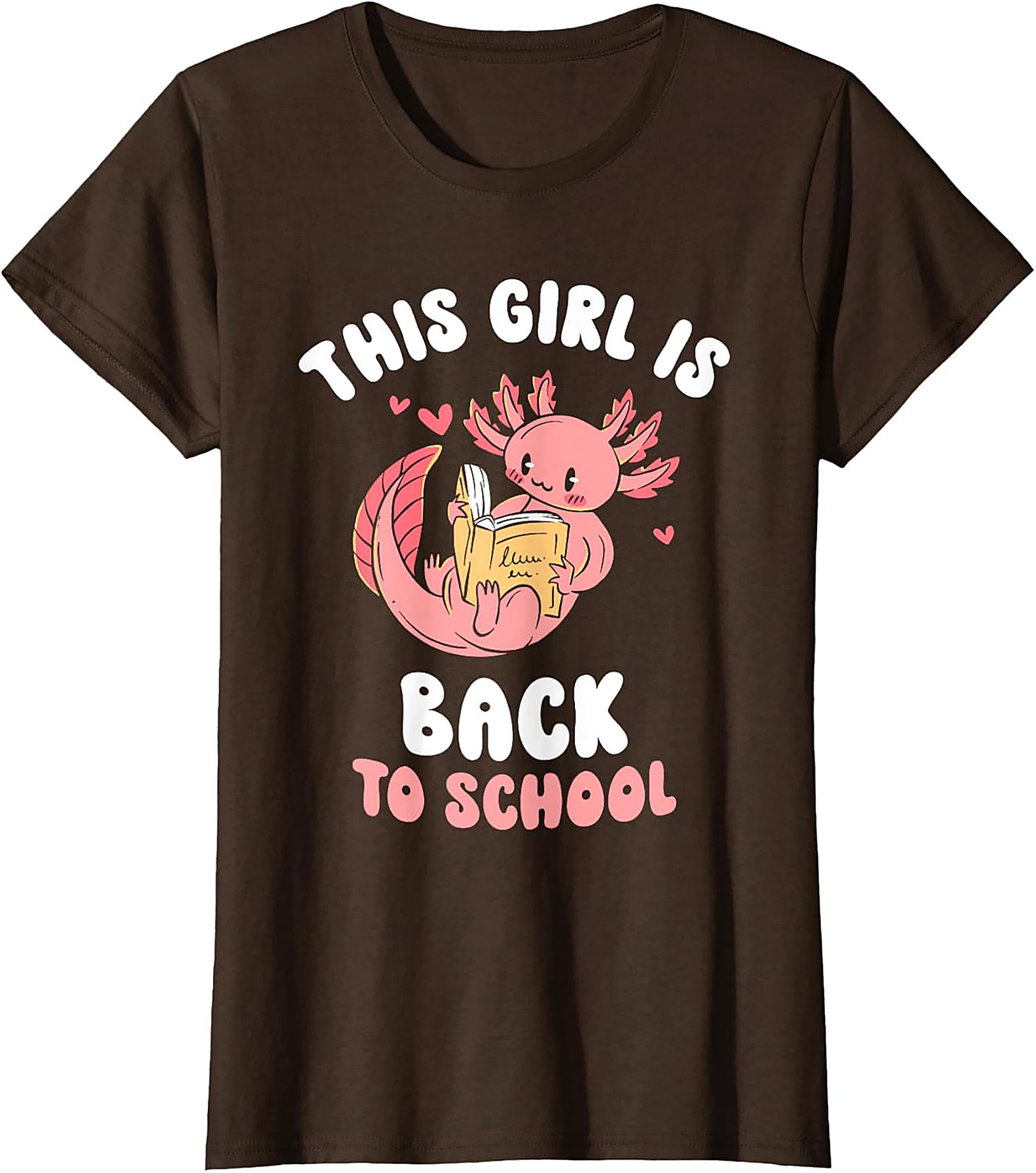 Axolotl Back to School T-shirt: This Girl Is Ready to Read Graphic Tee