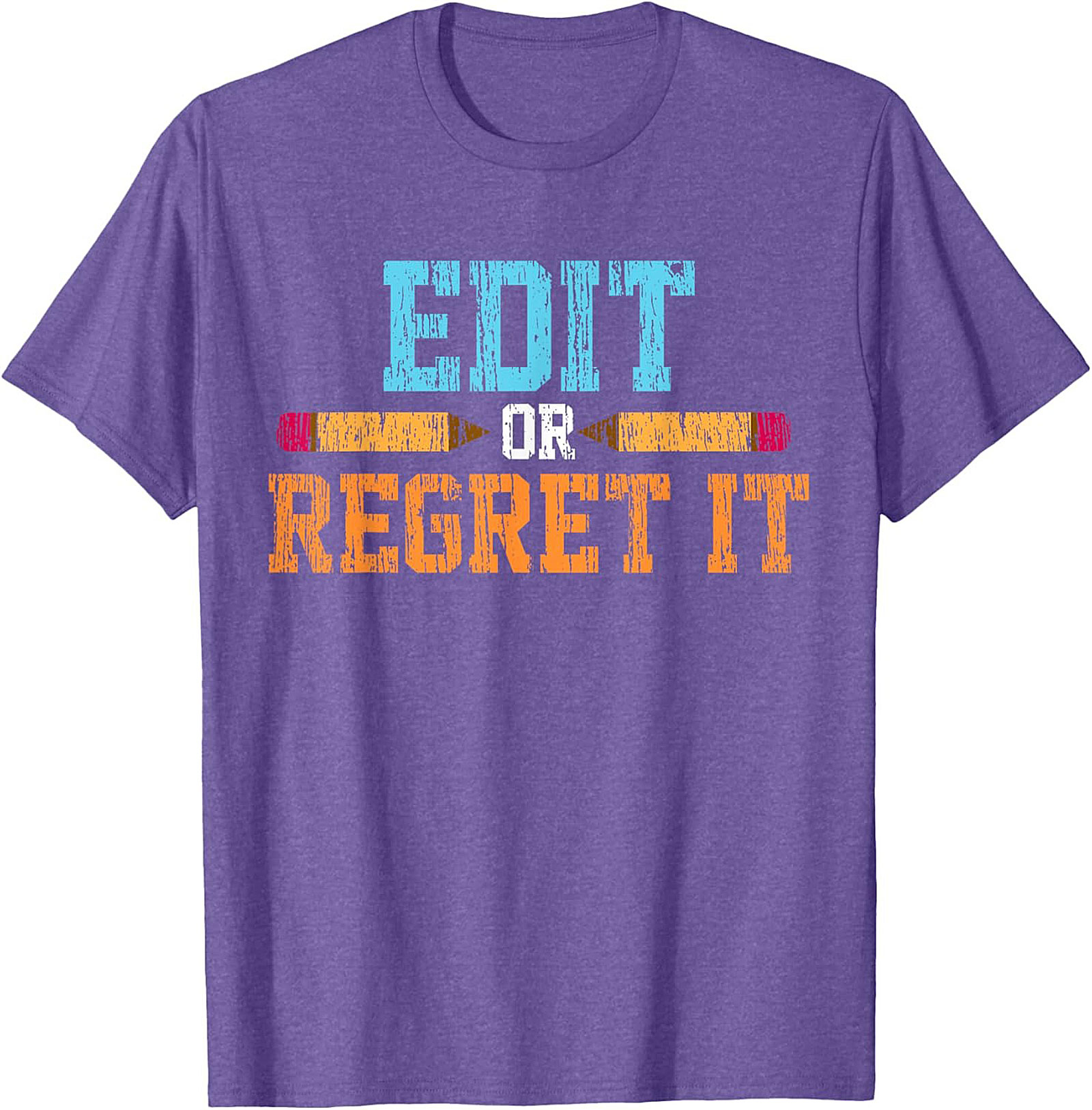 EDIT OR REGRET IT Editor Graphic Tee Writer Shirt Gift