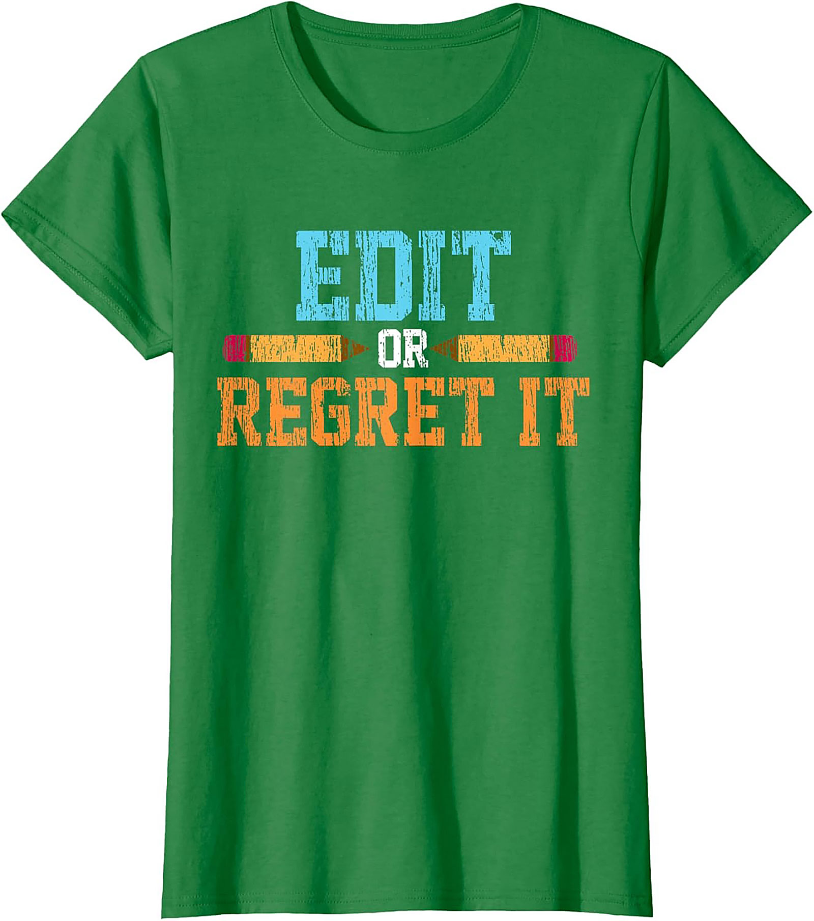 EDIT OR REGRET IT Editor Graphic Tee Writer Shirt Gift