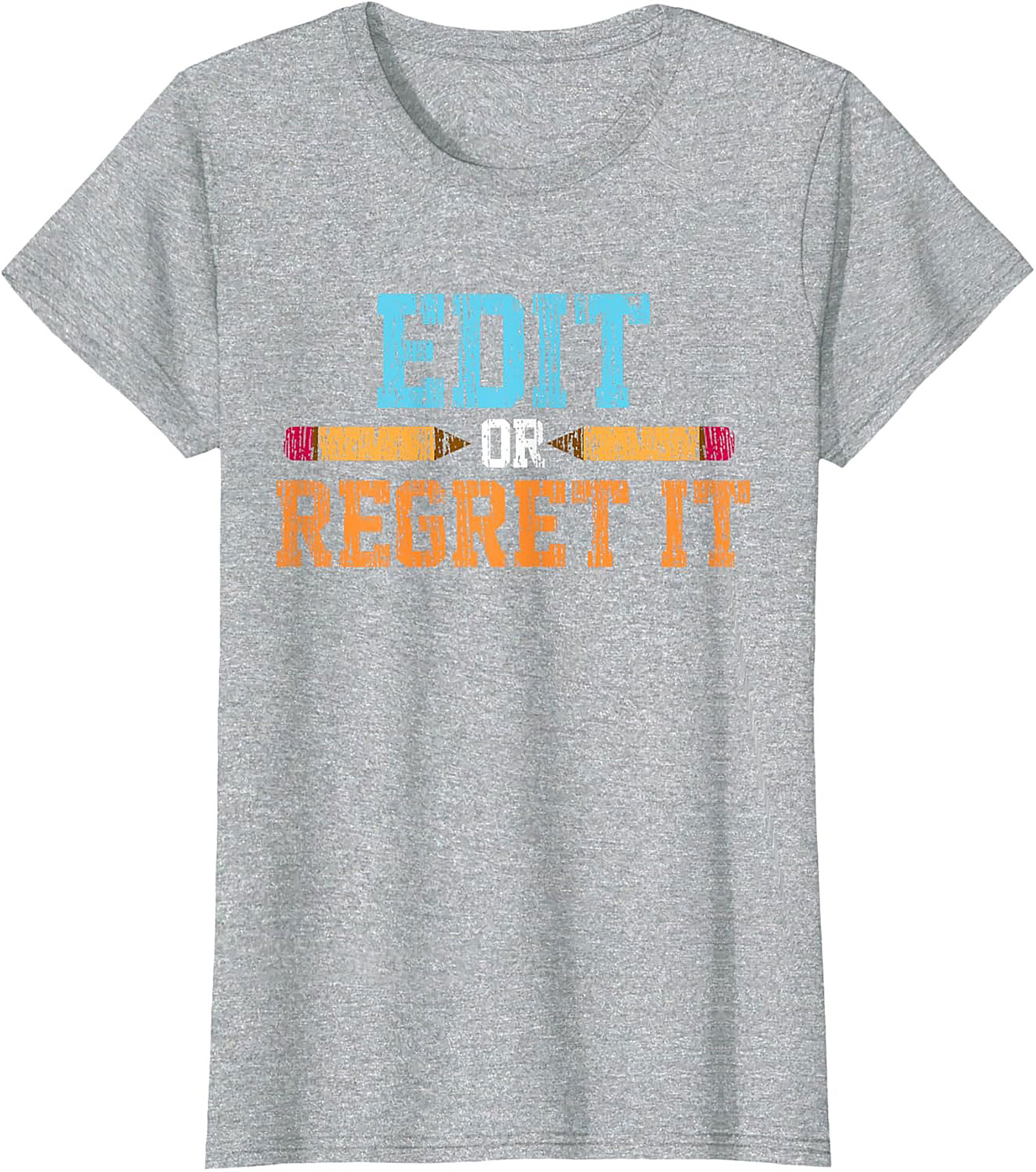 EDIT OR REGRET IT Editor Graphic Tee Writer Shirt Gift