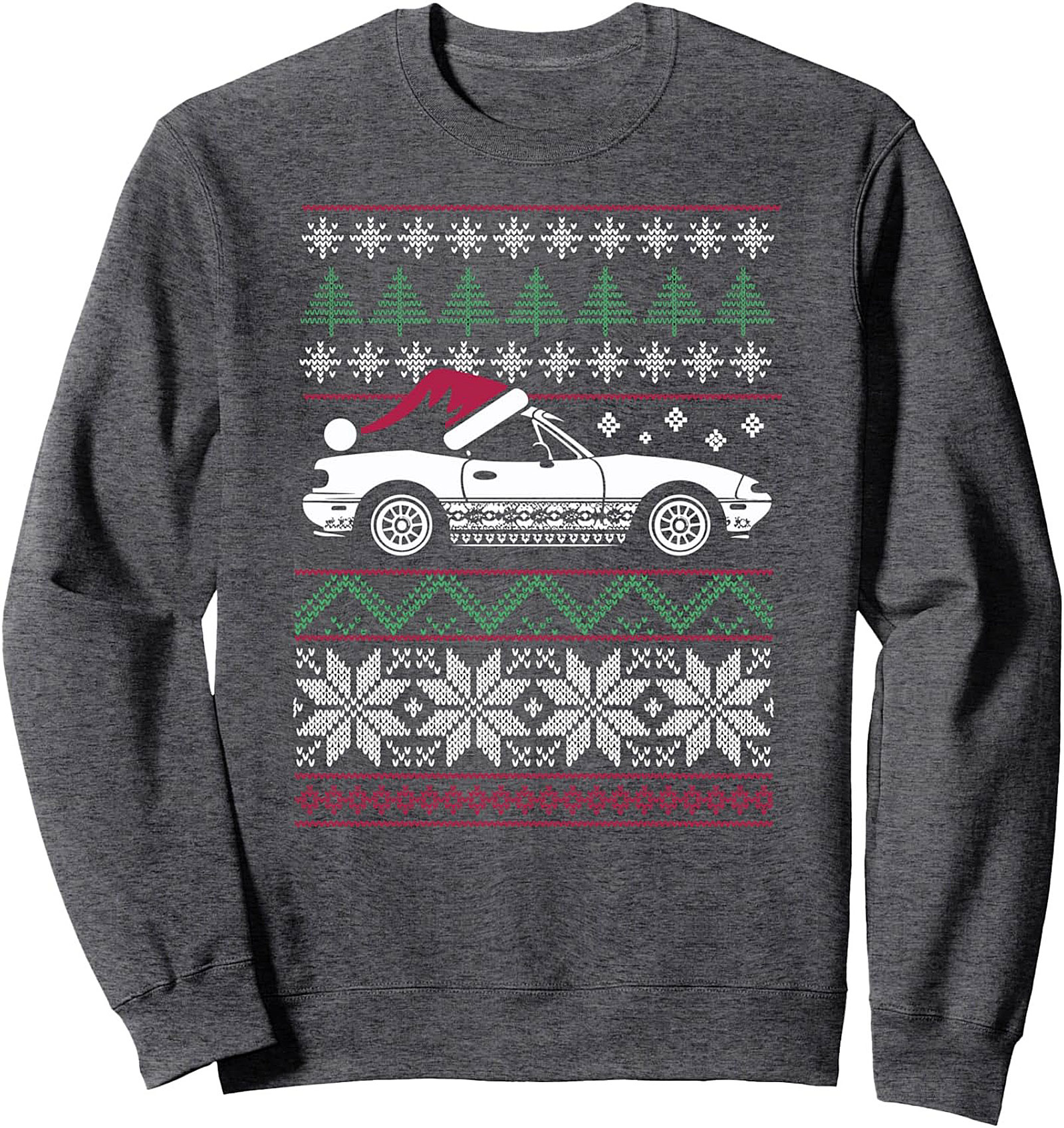 Miata Ugly Christmas Crewneck Sweatshirt JDM Car Gift