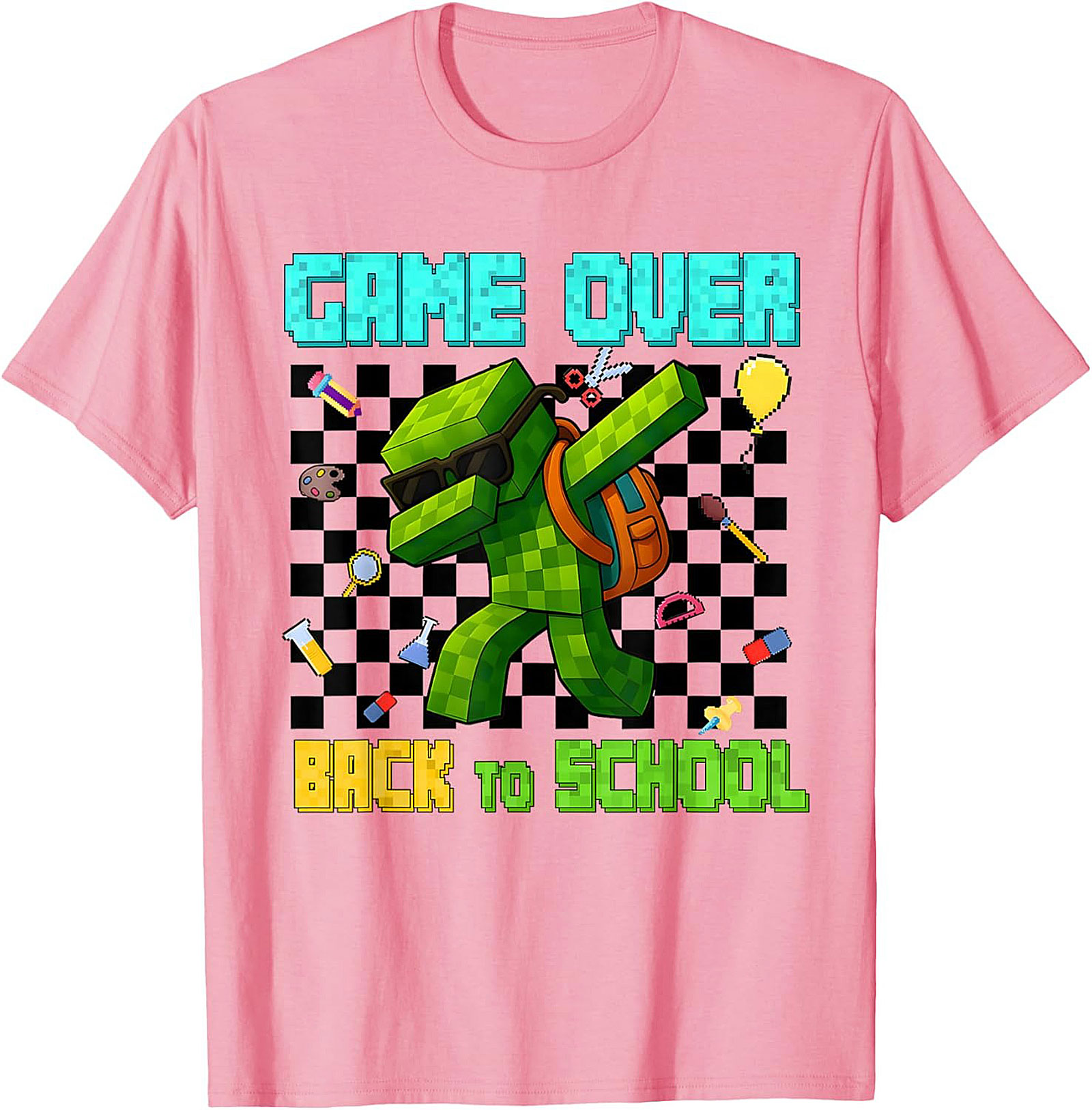 Game Over Back to School Gaming Graphic Tee