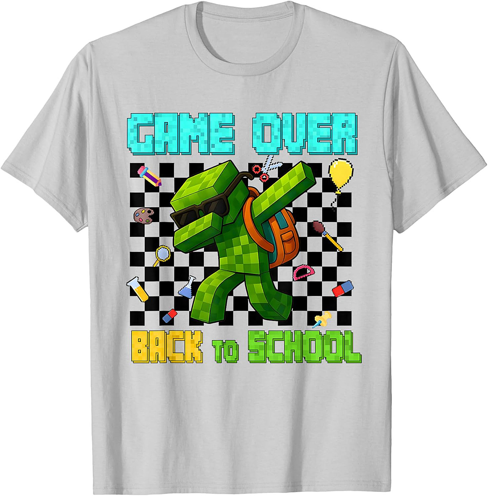 Game Over Back to School Gaming Graphic Tee