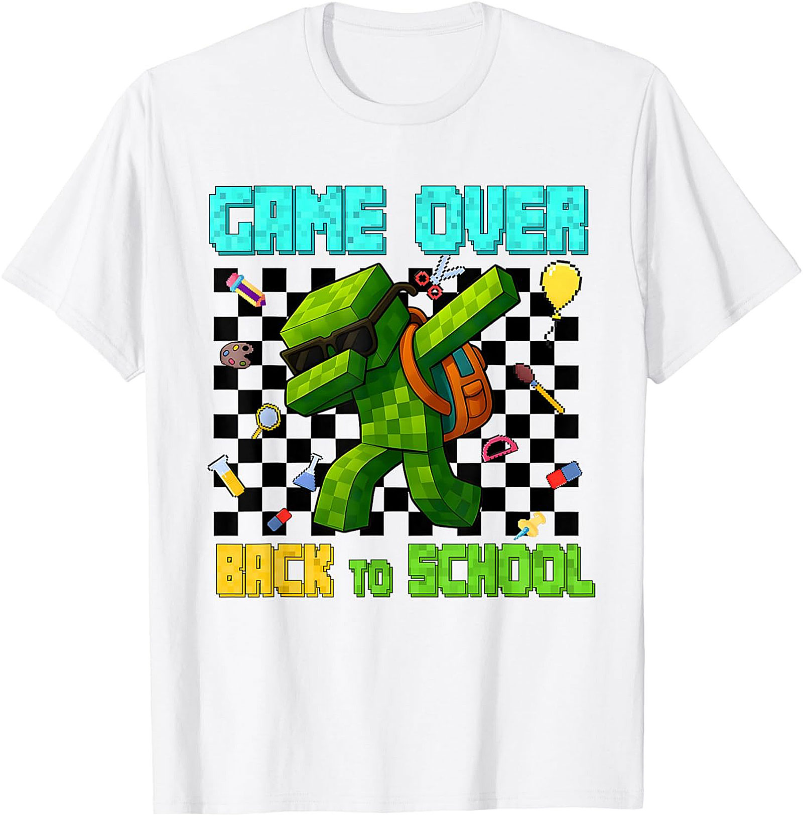 Game Over Back to School Gaming Graphic Tee