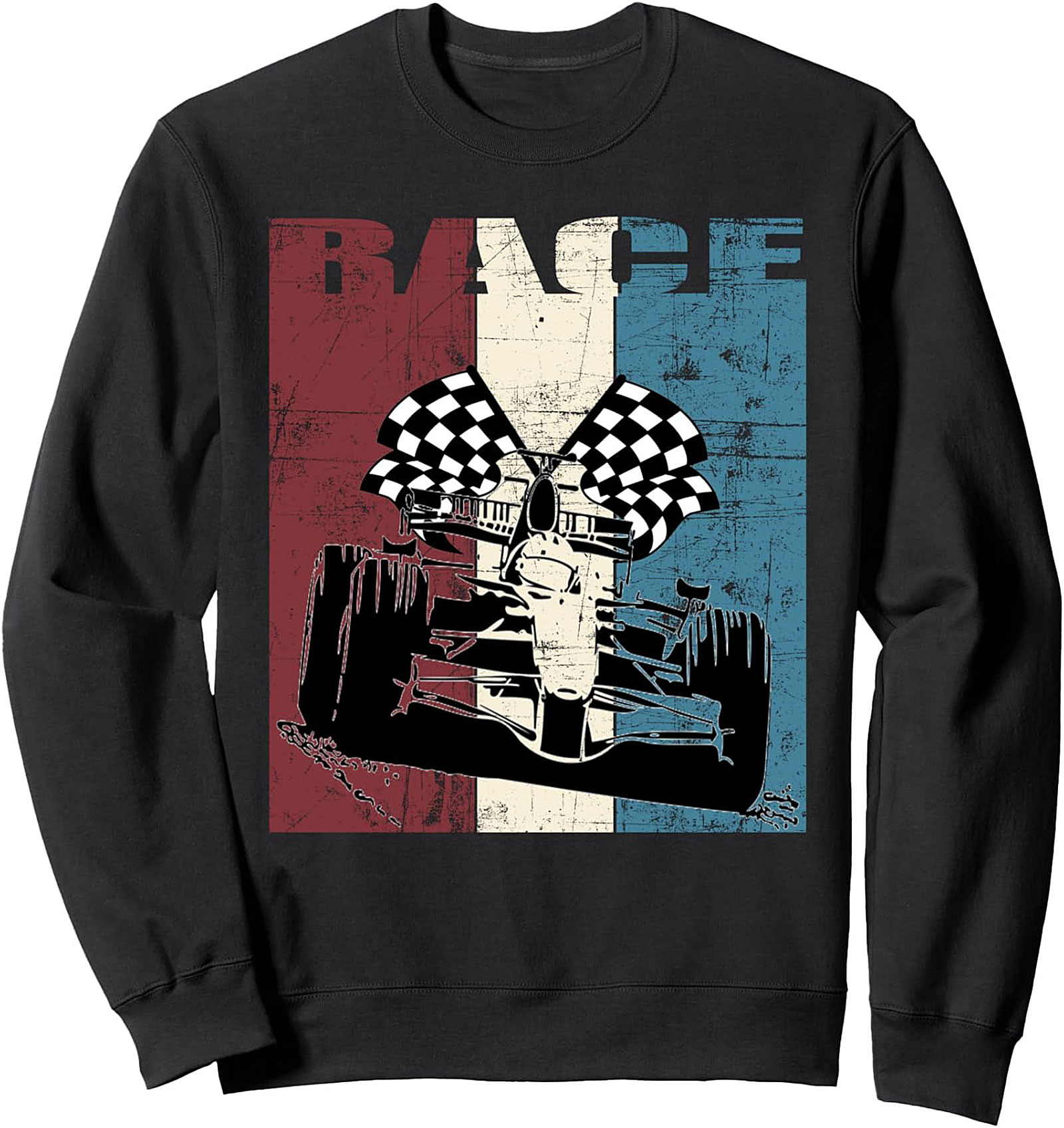 Vintage Racing Crewneck Sweatshirt Cozy Motorsport Gift