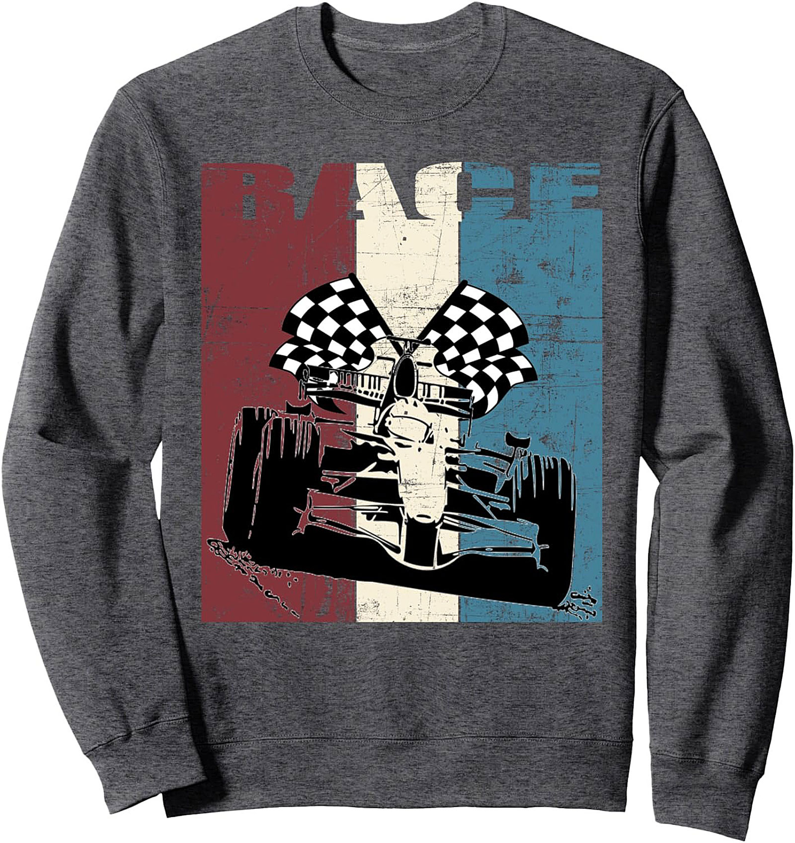 Vintage Racing Crewneck Sweatshirt Cozy Motorsport Gift