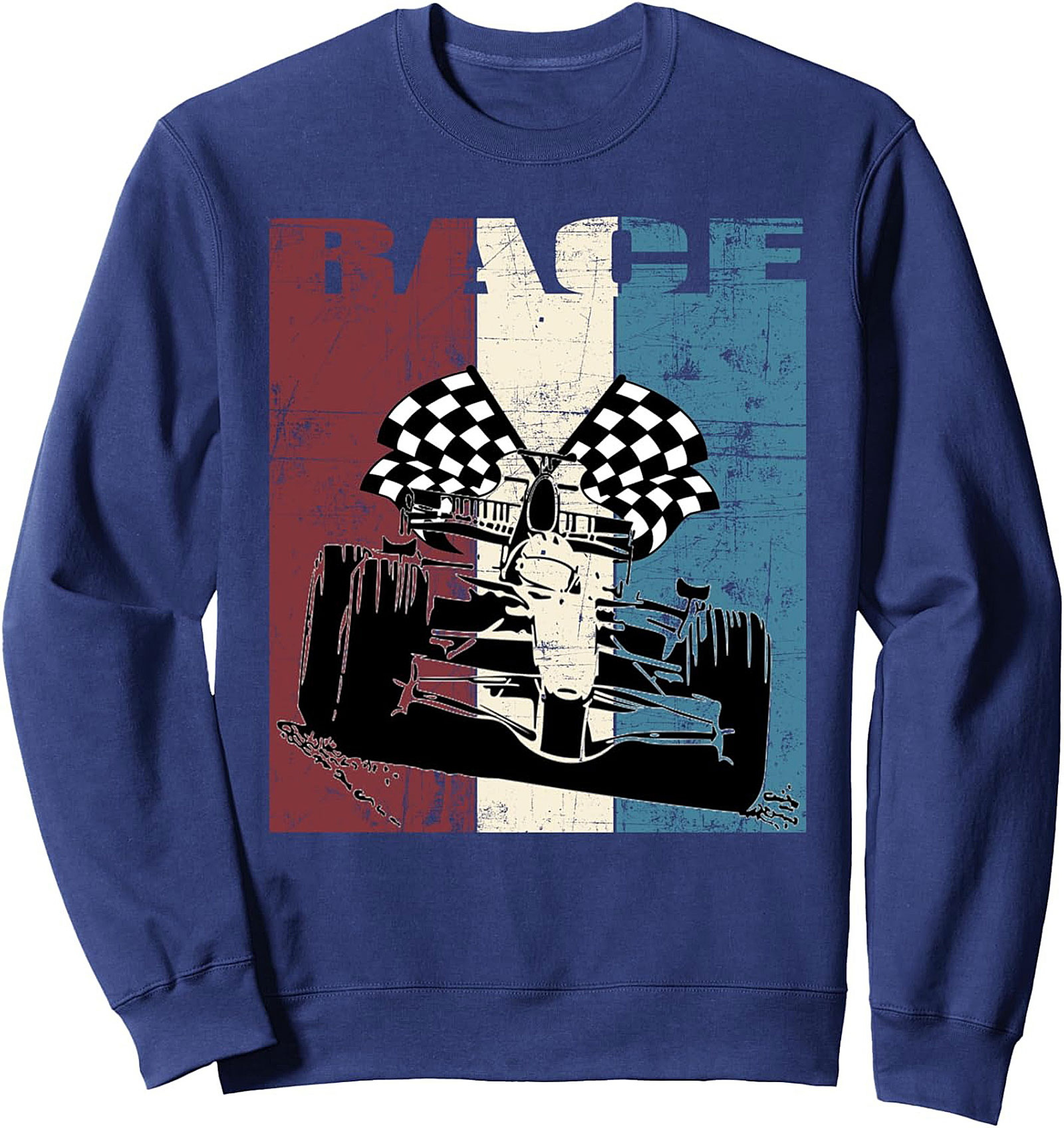 Vintage Racing Crewneck Sweatshirt Cozy Motorsport Gift