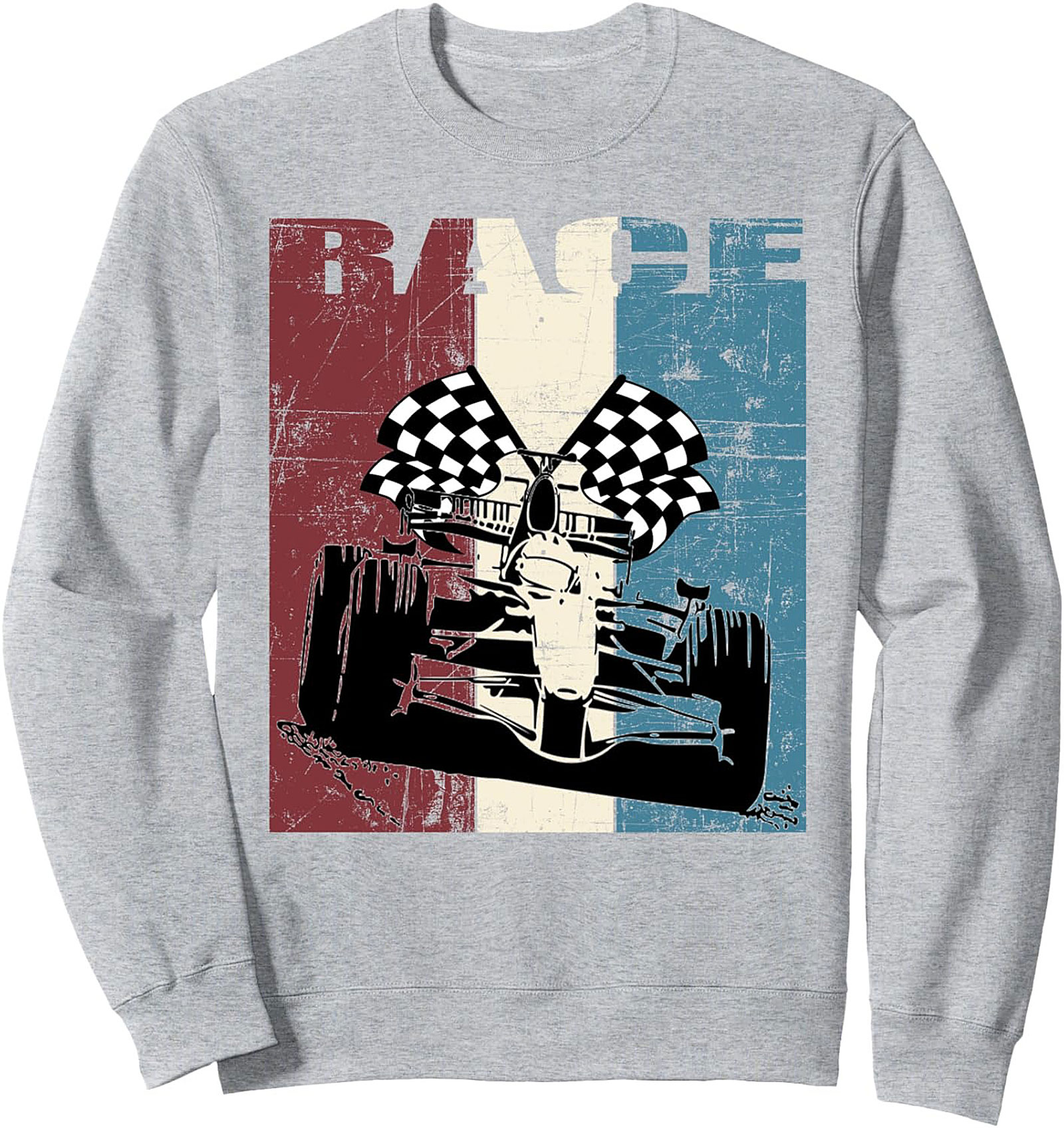 Vintage Racing Crewneck Sweatshirt Cozy Motorsport Gift