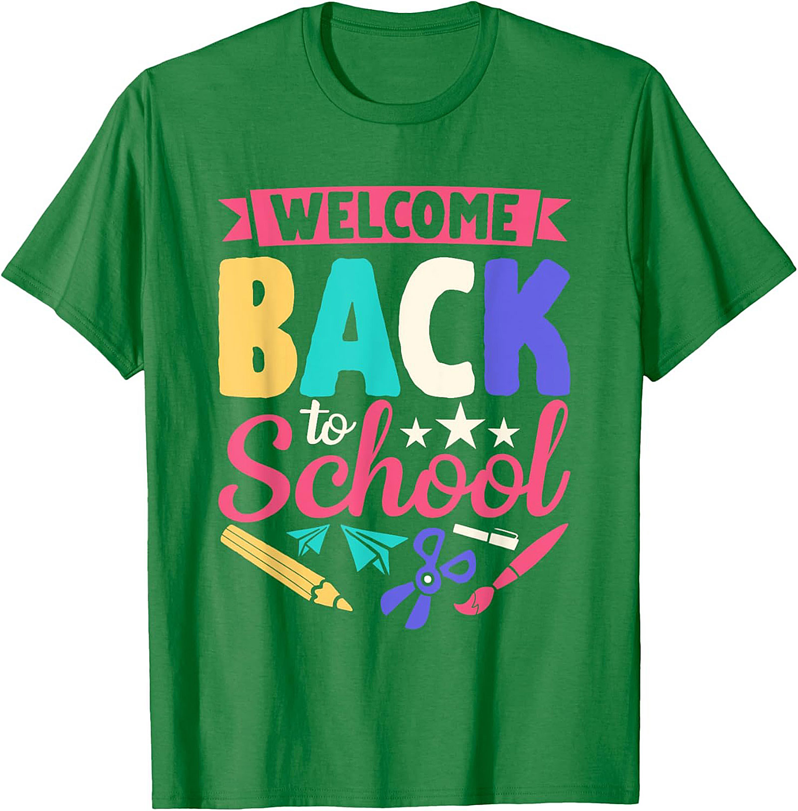 Welcome Back to School T-shirt | Colorful First Day Teacher Graphic Tee